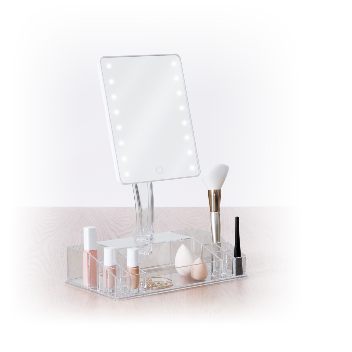 Espelho led SELENA com arruma&ccedil;&atilde;o