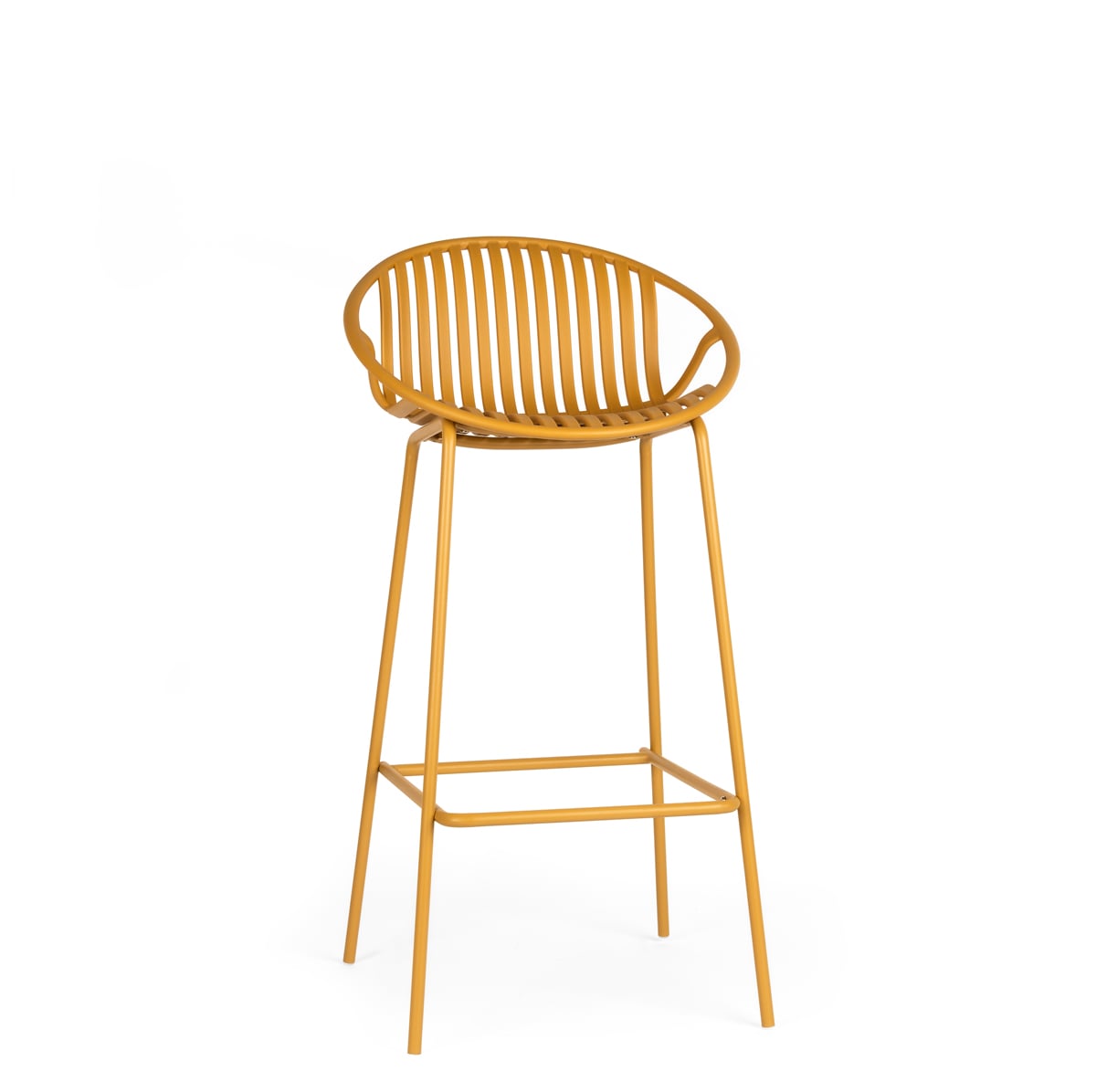 Banco bar CLAY amarelo 99cm