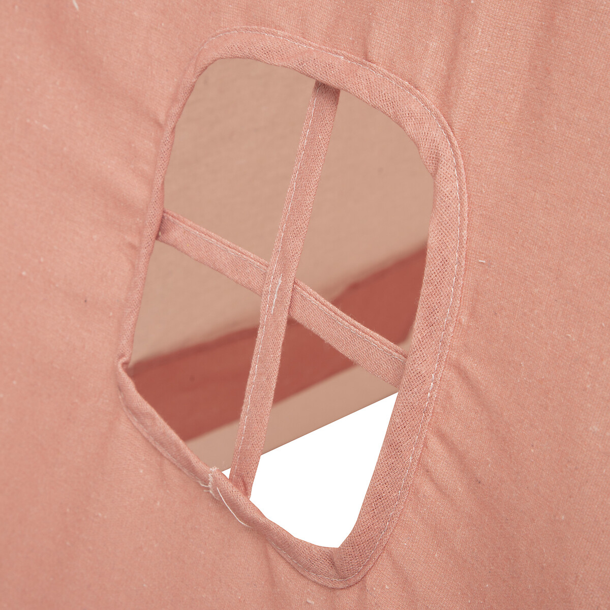 Tenda TIPI rosa com pompons rainbow