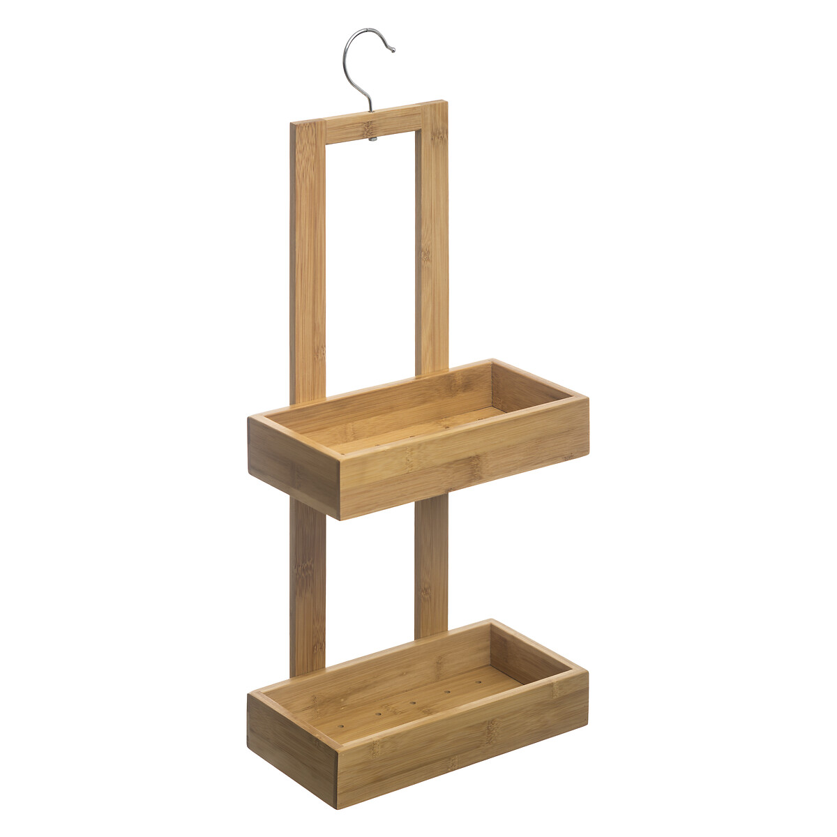 Suporte wc com 2 n&iacute;veis em bambu