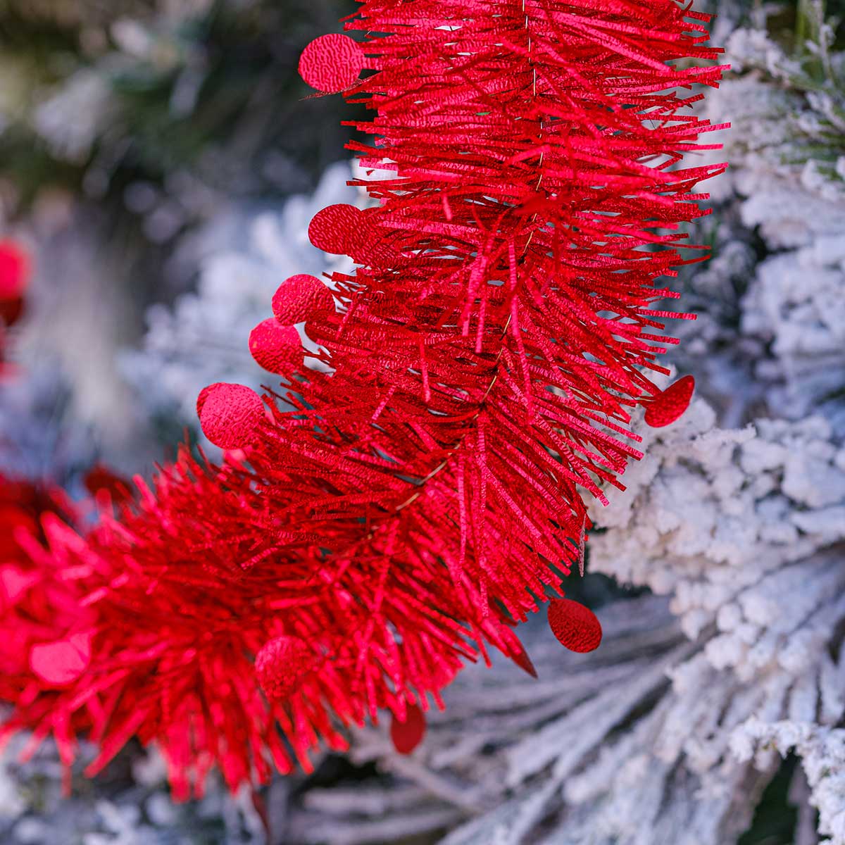 Grinalda pastel vermelha