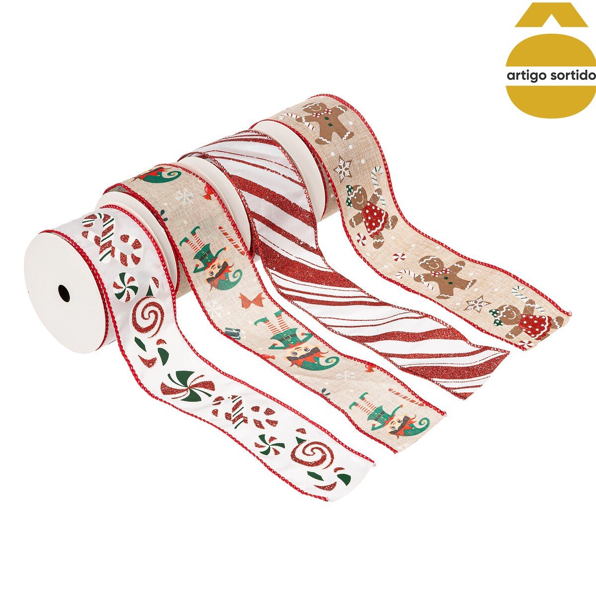 Fita decorativa natalícia 3m