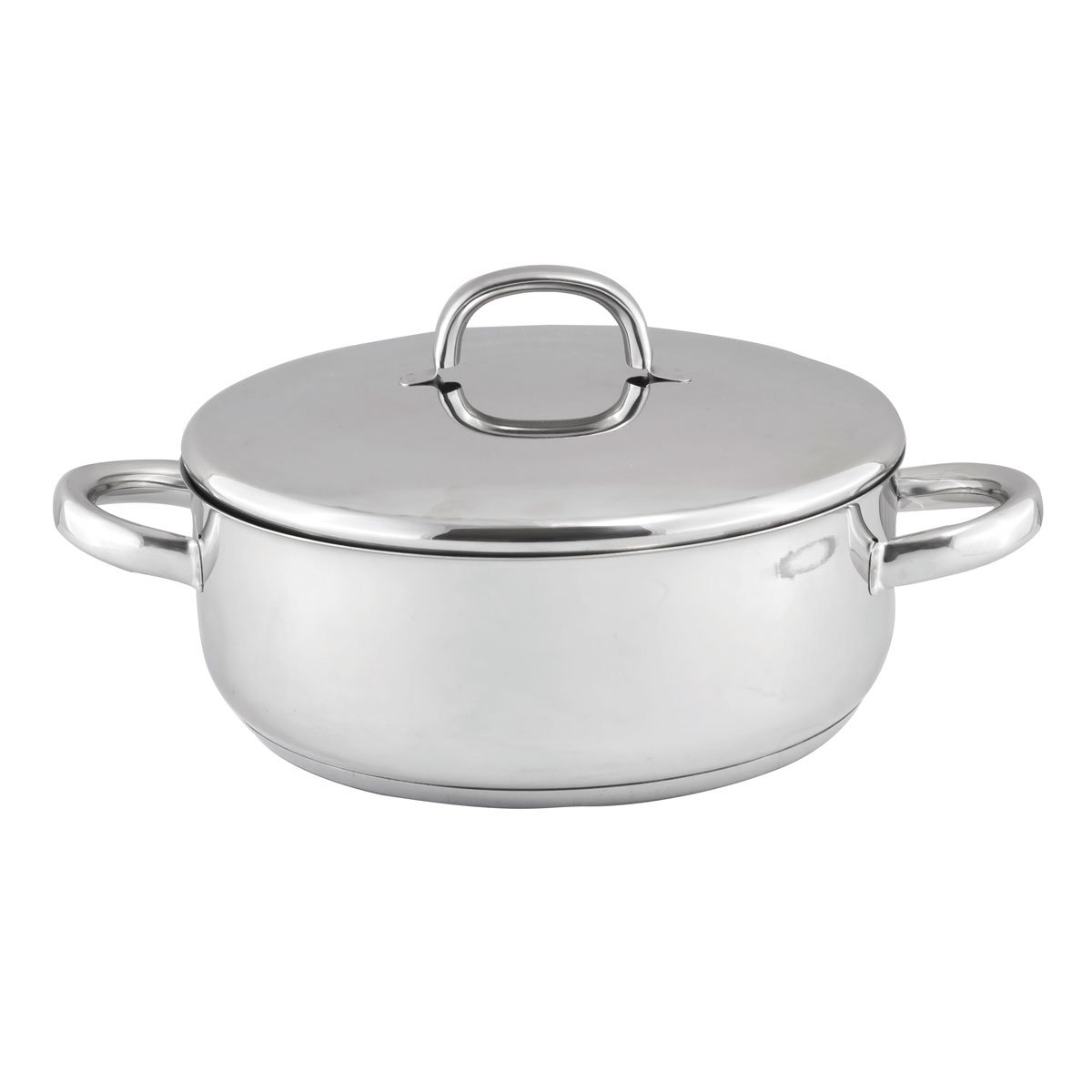 Ca&ccedil;arola ALTIS em inox com asa 16cm