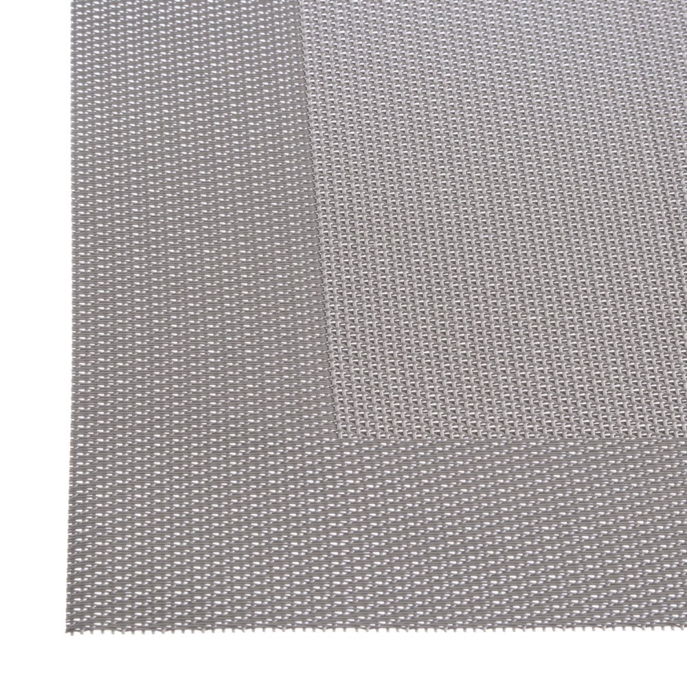 Individual de mesa texaline cinzento