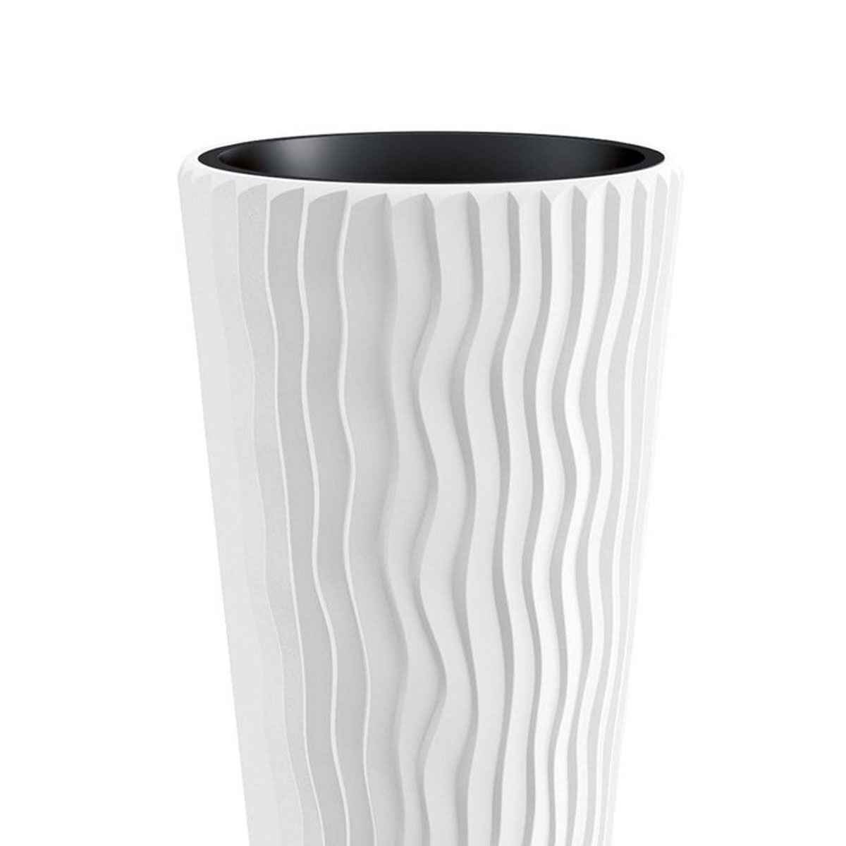 Floreira SANDY slim branco 62cm