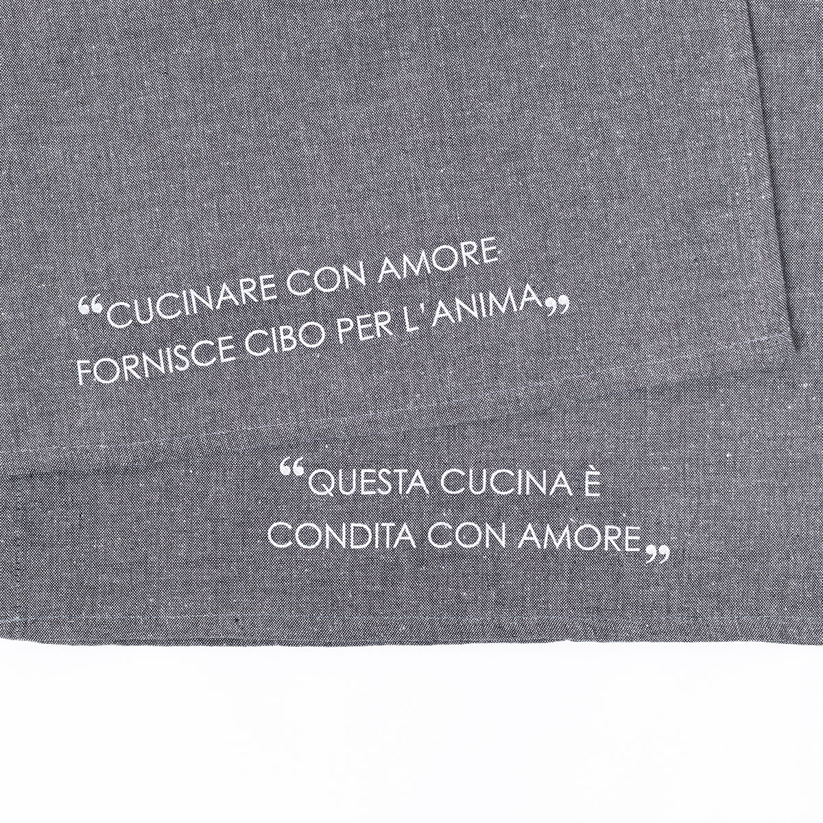 Conjunto de 2 panos cozinha cinza escuro 45x65cm