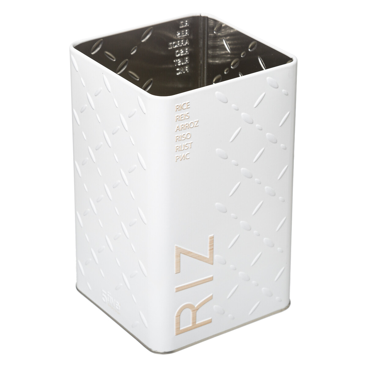 Caixa para arroz em metal 1,25kg