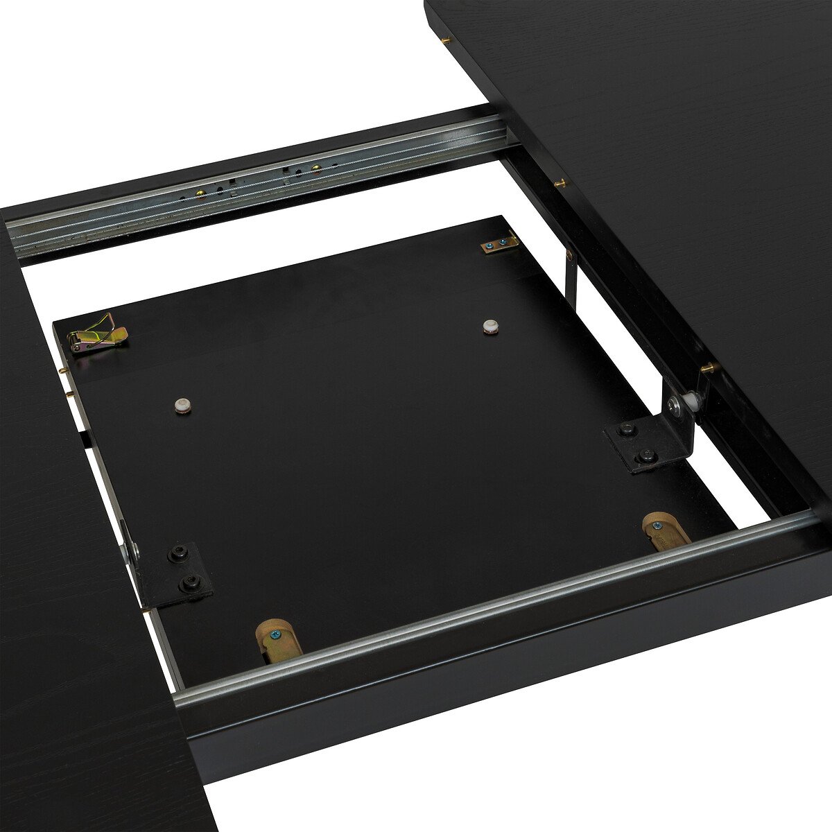 Mesa de jantar extens&iacute;vel AUBREY preta