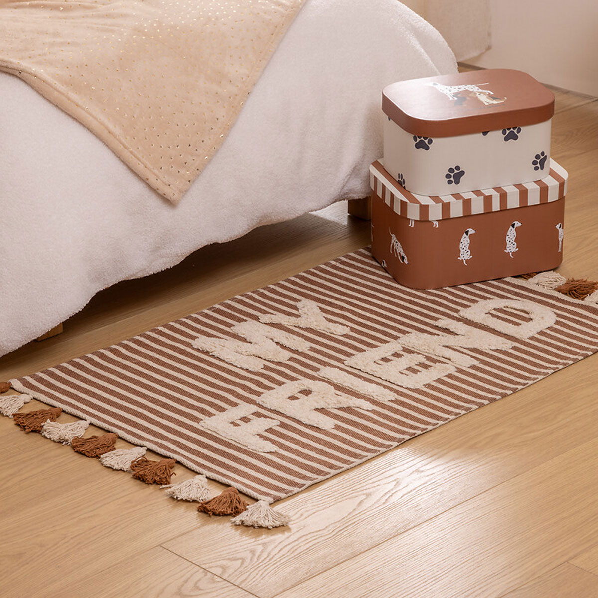 Tapete SCOTT castanho 60x90cm