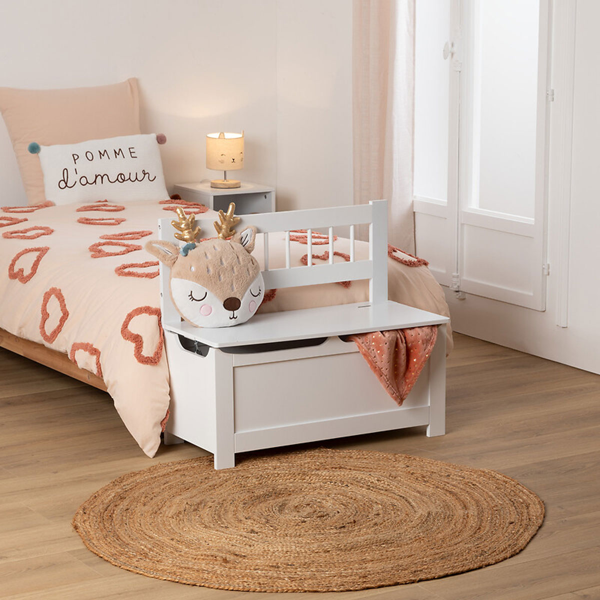 Banco com arruma&ccedil;&atilde;o branco