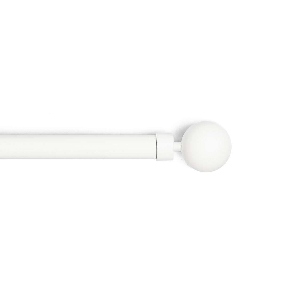 Kit varão extensível branco 210-380cm,  Kit varão extensível branco 210-380cm