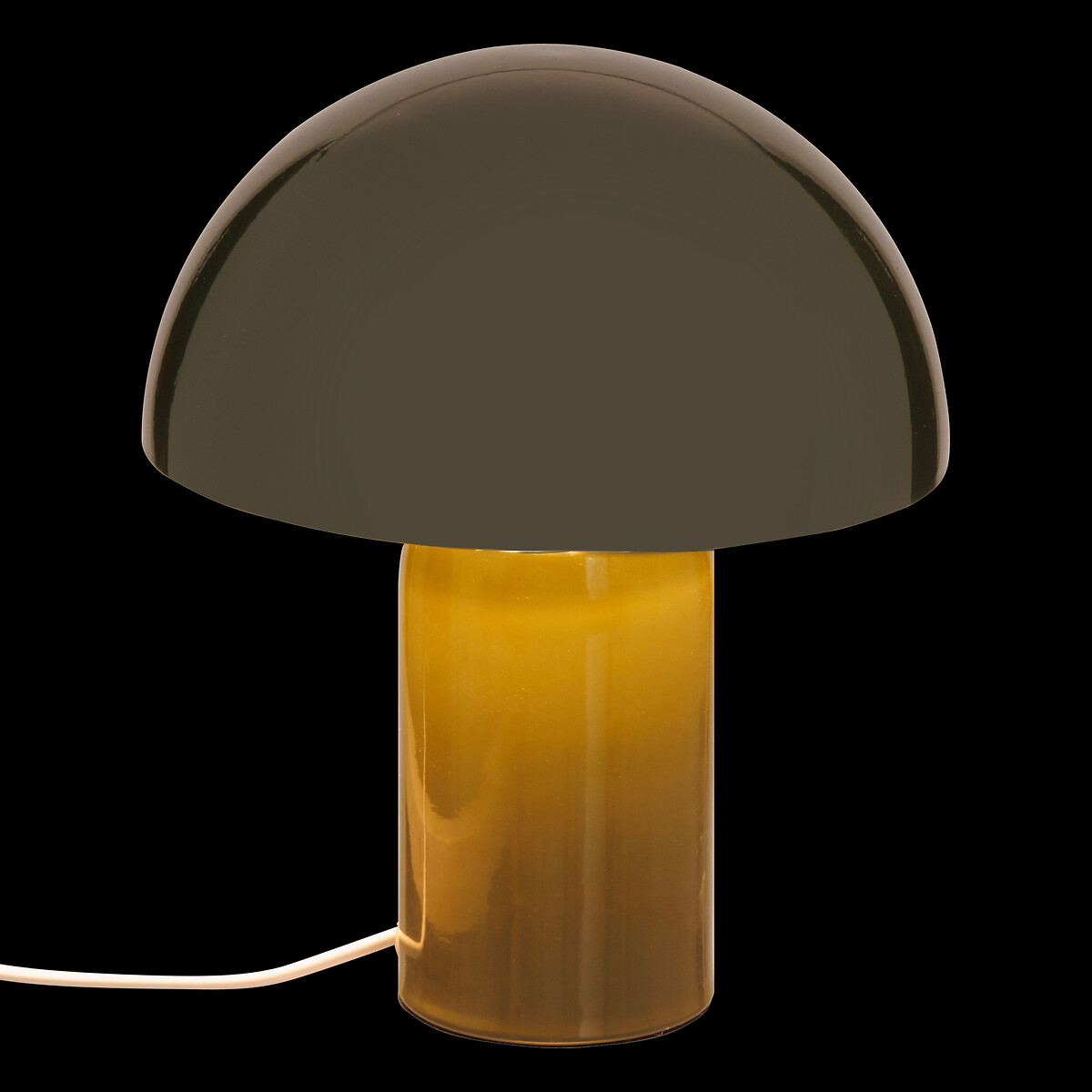 Candeeiro de mesa LITO verde caqui em metal