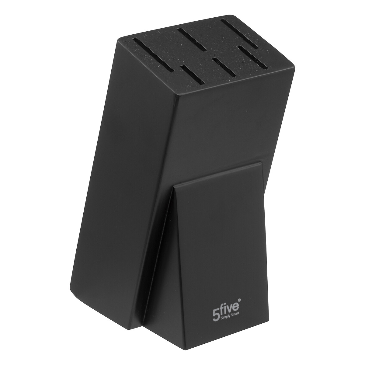 Conjunto de 6 facas SANTOKU preto com suporte