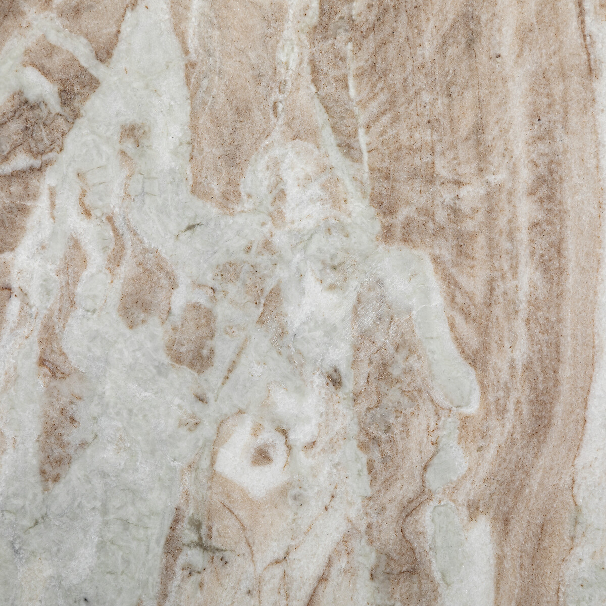 Mesa de apoio bege DOLCE RIVIERA em m&aacute;rmore 58cm