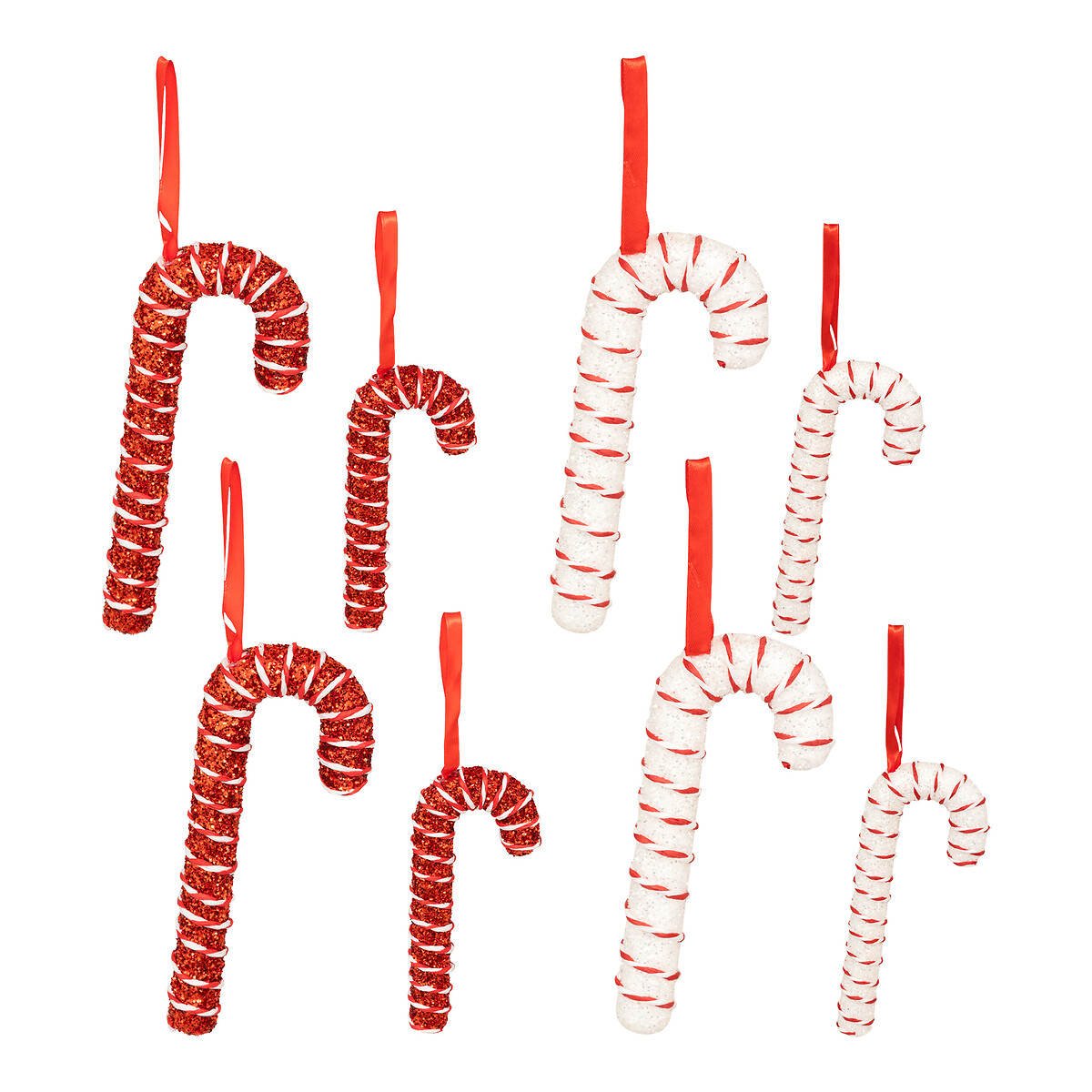 Conjunto De 10 Pendurantes Em Forma De Bengala