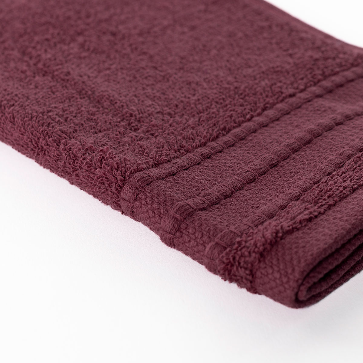 Toalha ESSENZA rosa de algod&atilde;o 30x50cm