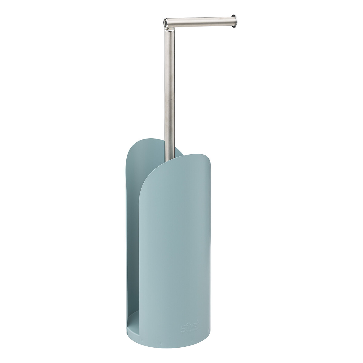 Suporte wc para rolo papel higi&eacute;nico azul claro