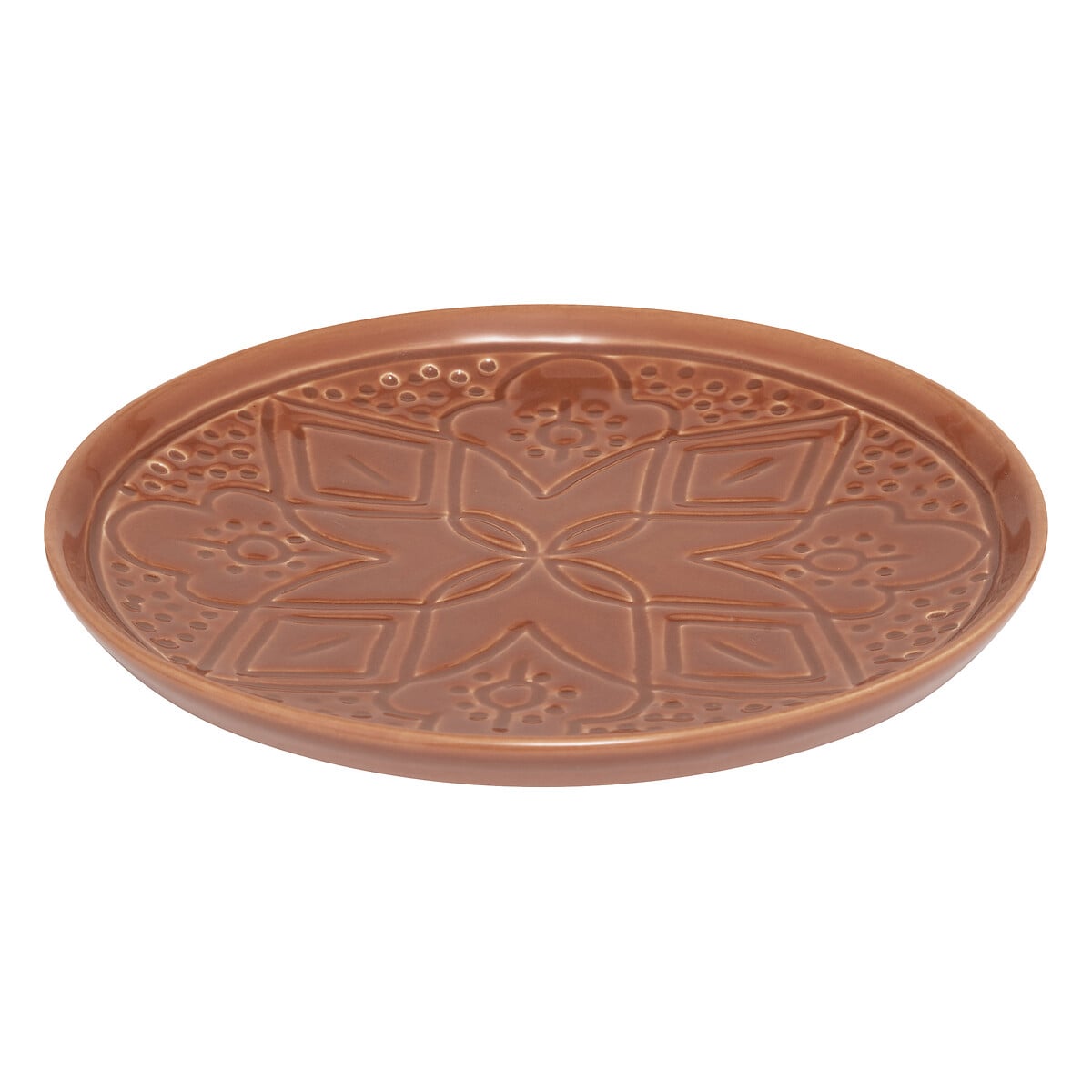 Prato de sobremesa SIENNA terracota 20cm