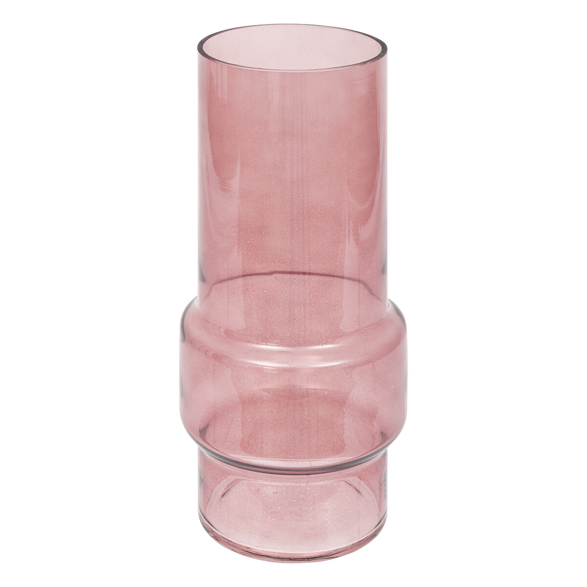 Jarra ELLA rosa de vidro 25cm