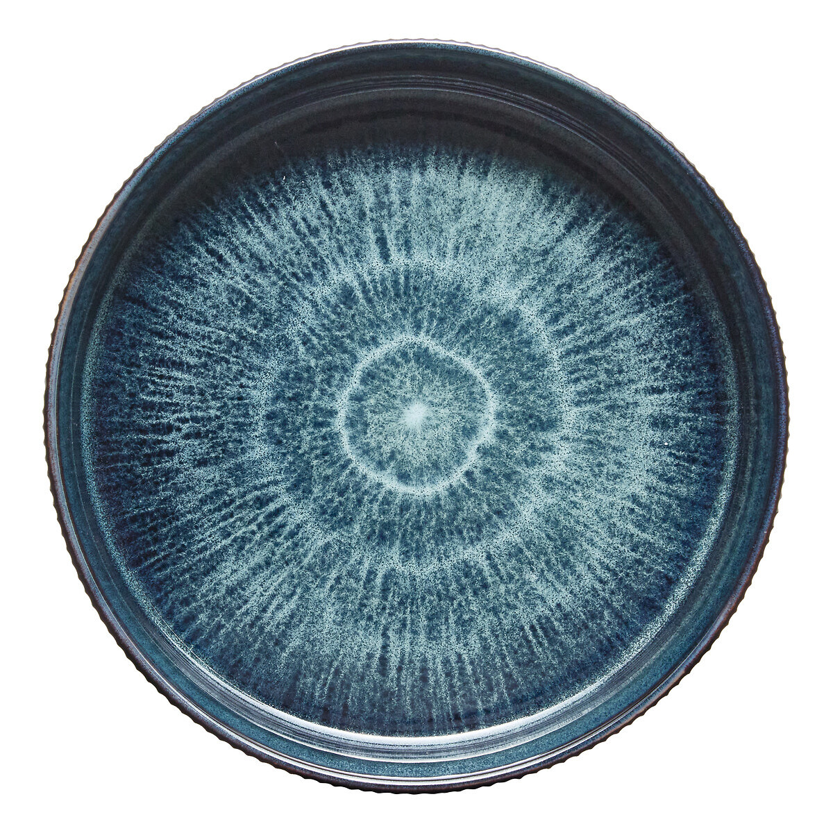 Prato de sopa EVA azul cer&acirc;mica 18cm