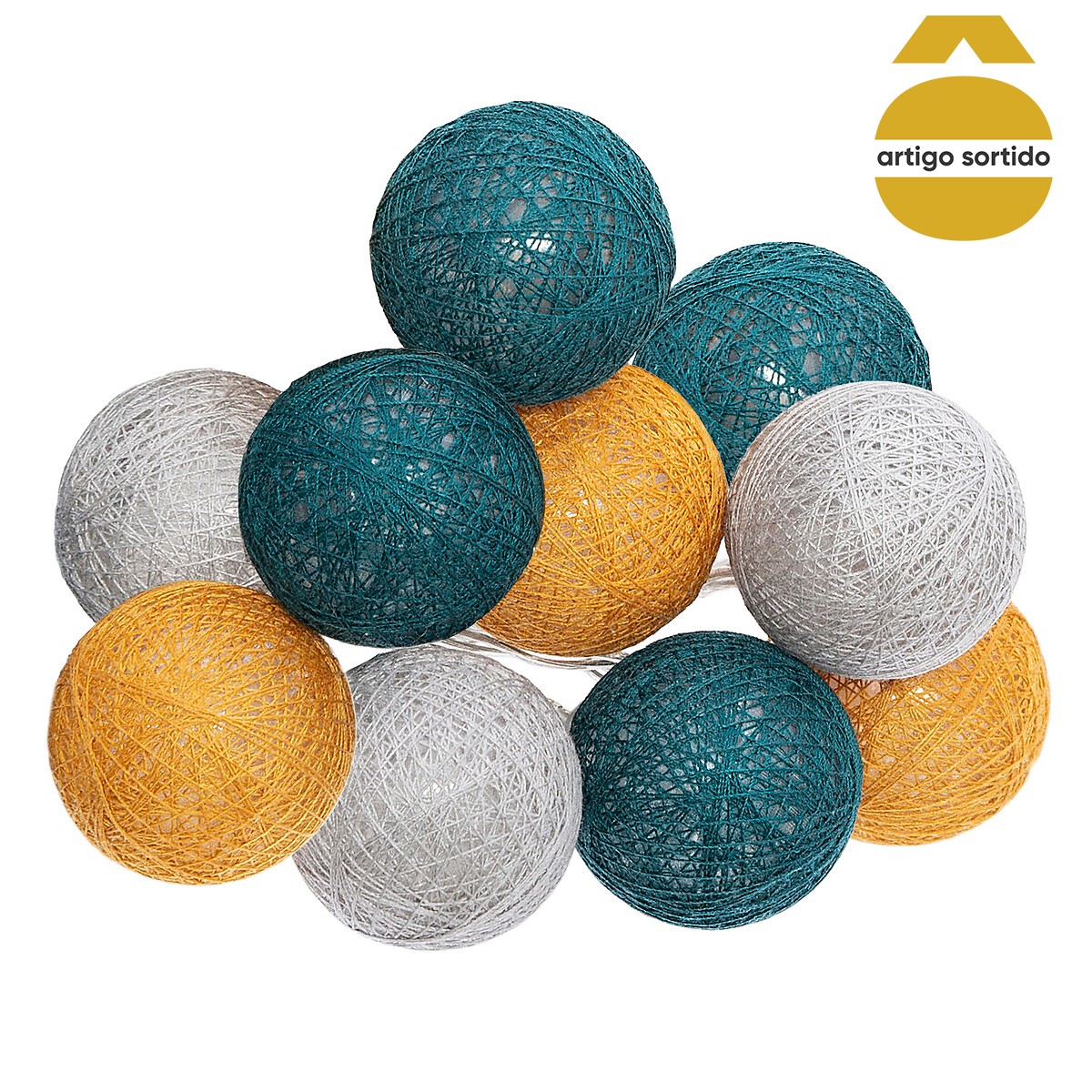 Conjunto de 10 bolas led