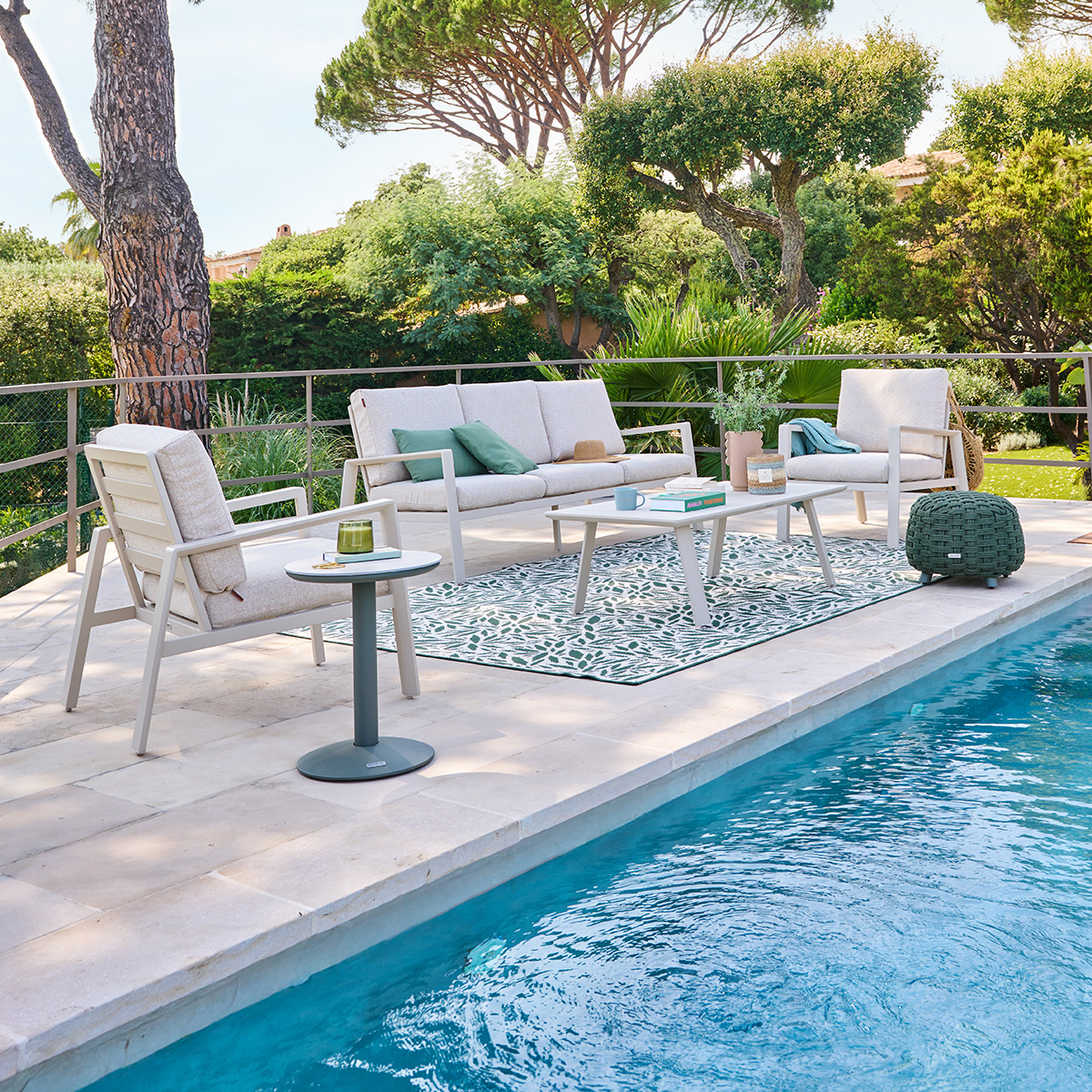 Conjunto de jardim LUZANE argile