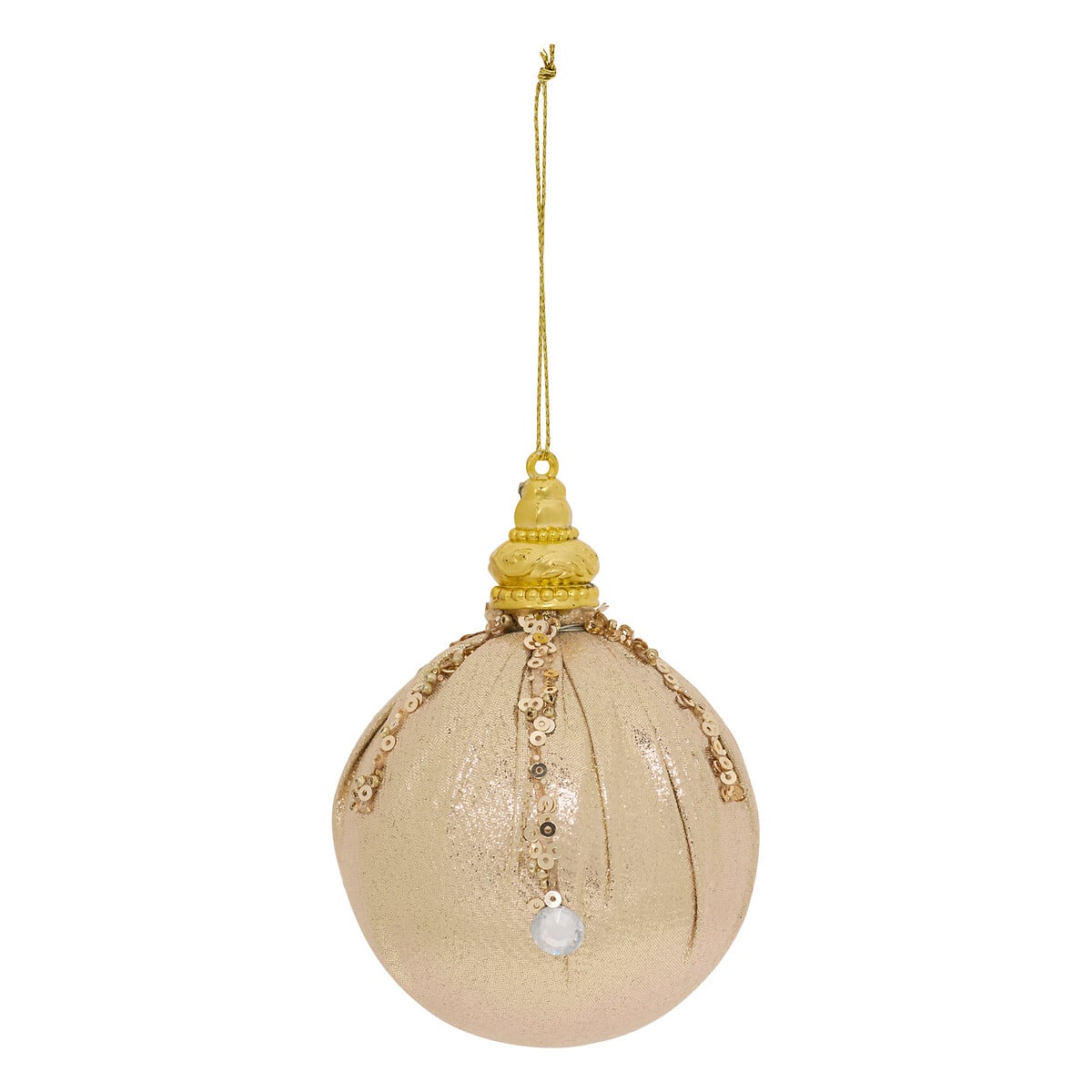 Bola de natal com lantejoulas 8cm