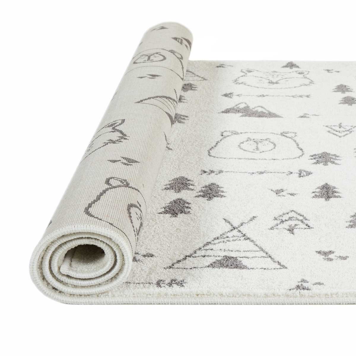 Tapete GIO bosque cinza 120x160cm