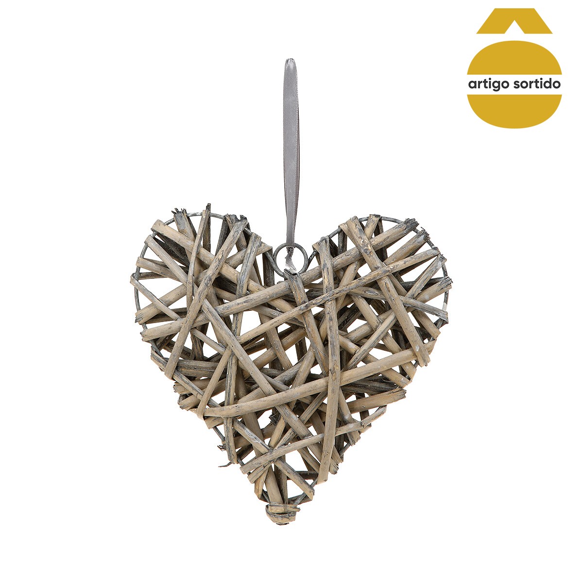 Pendurante decorativo em cora&ccedil;&atilde;o 20cm