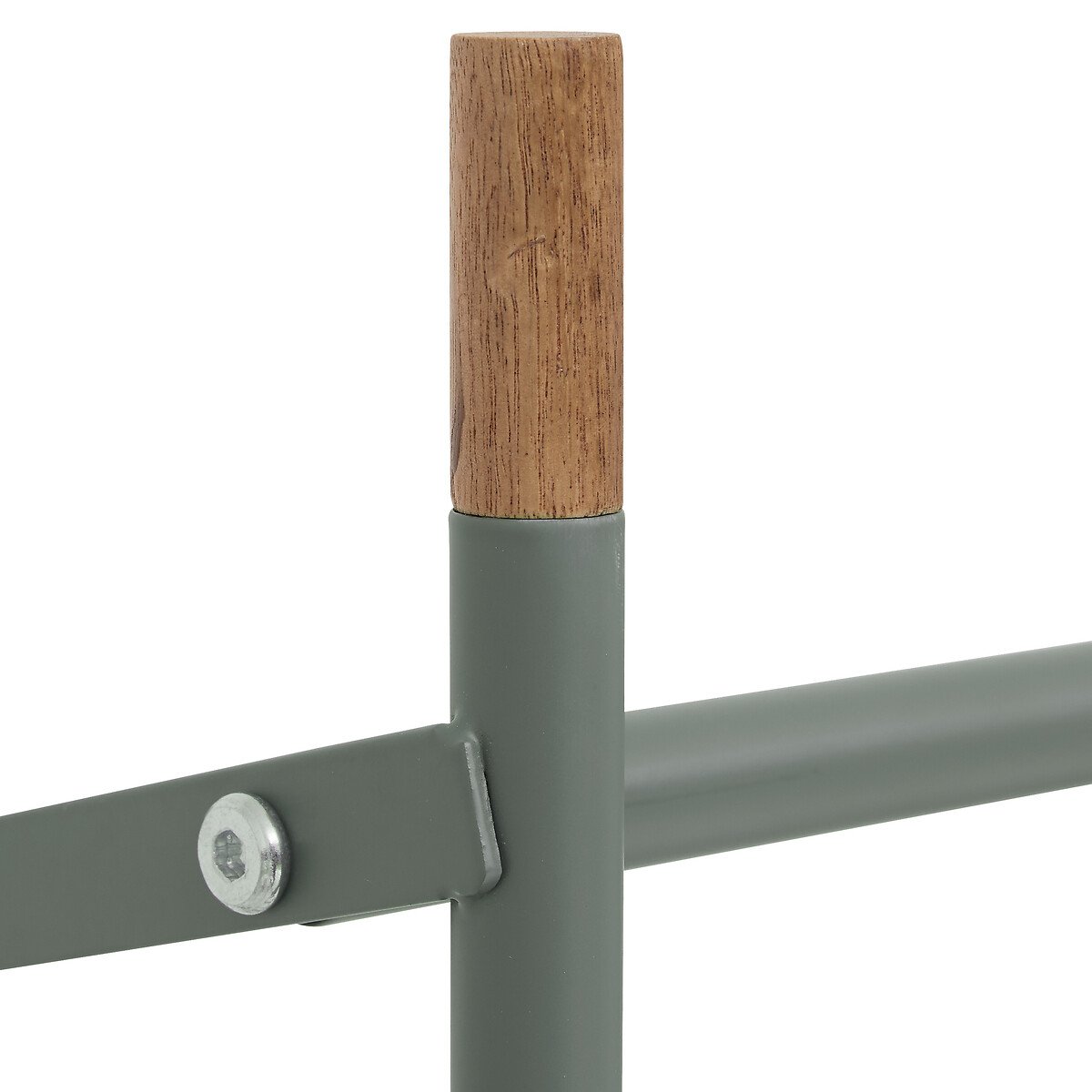 Sapateira com 3 niveis verde em metal