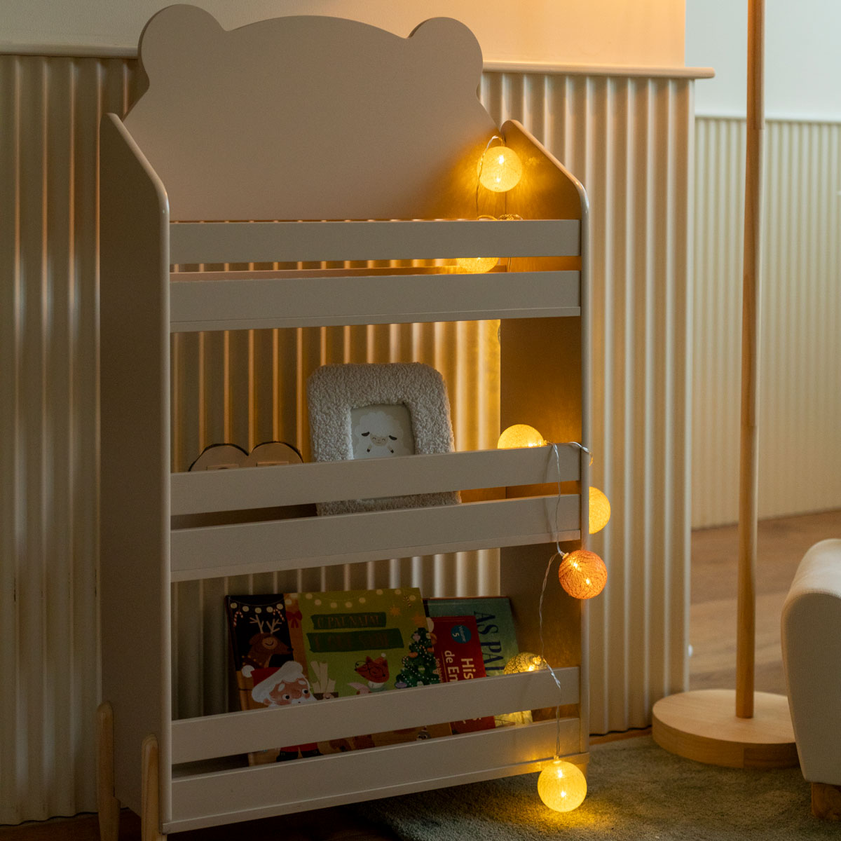 Estante biblioteca DOUCEUR de 3 n&iacute;veis