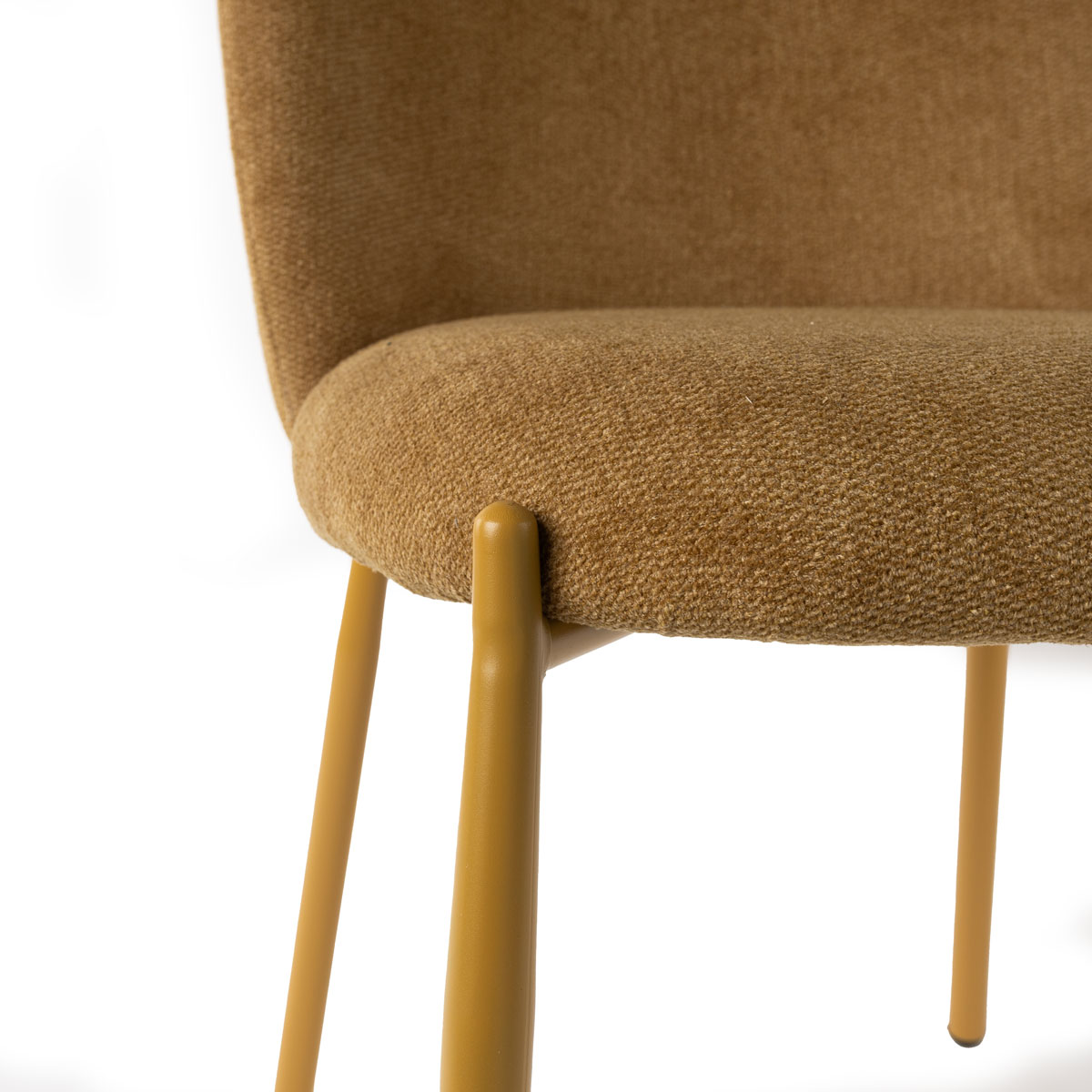 Cadeira MONTEVIL tecido ocre