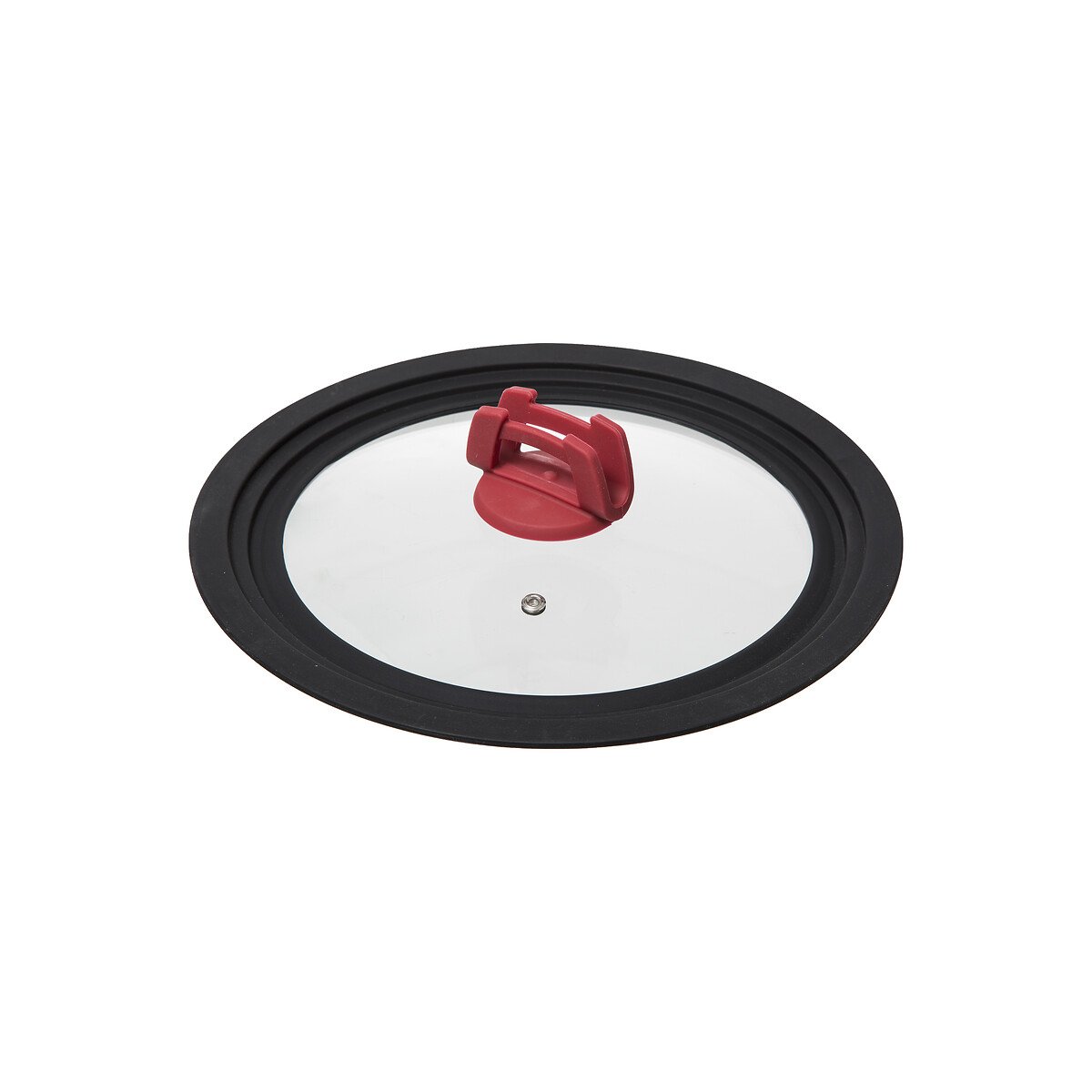 Tampa de vidro e silicone para caçarola,  Tampa de vidro e silicone para caçarola