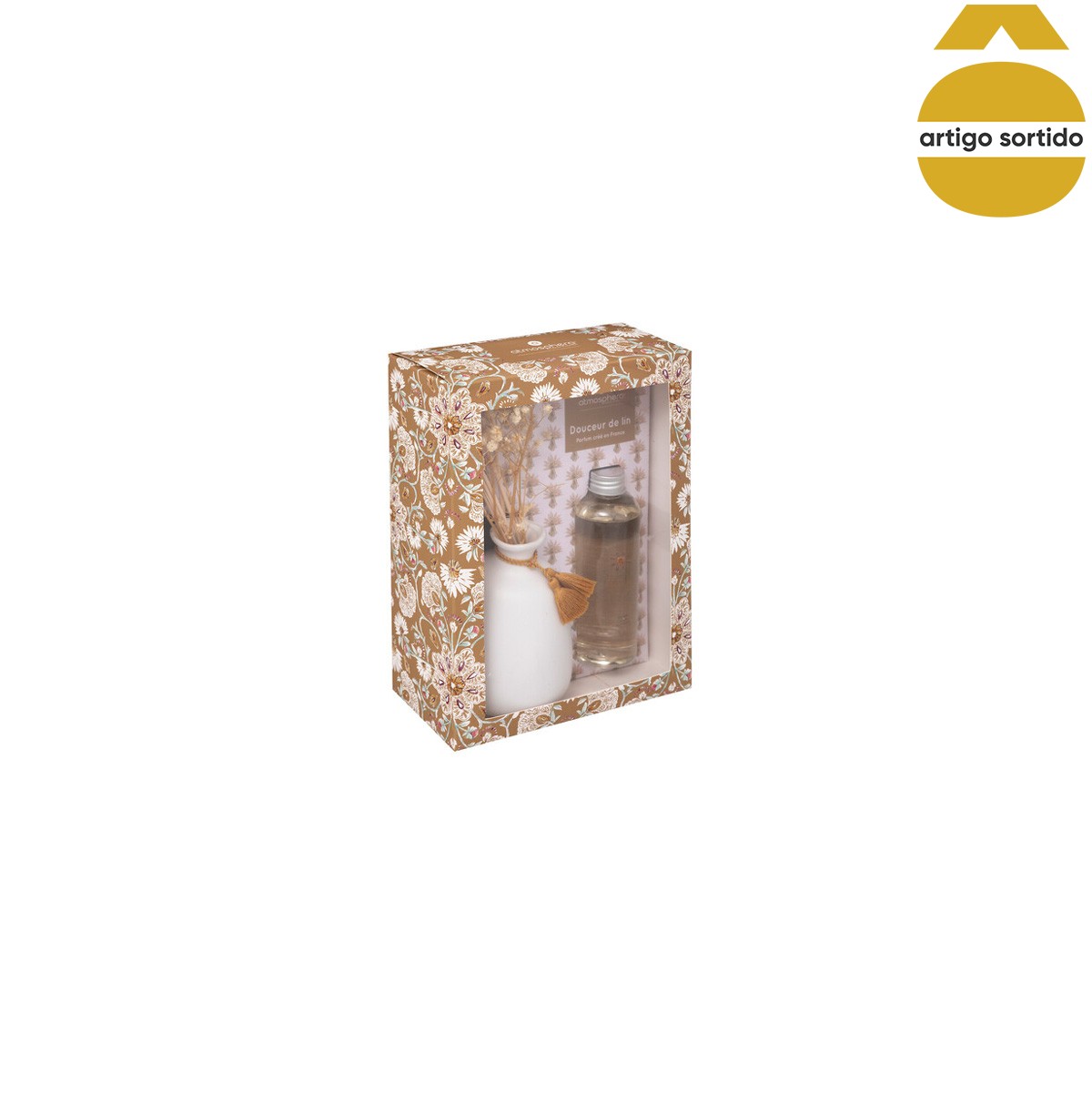 Ambientador com flores secas 200ml,  Ambientador com flores secas 200ml