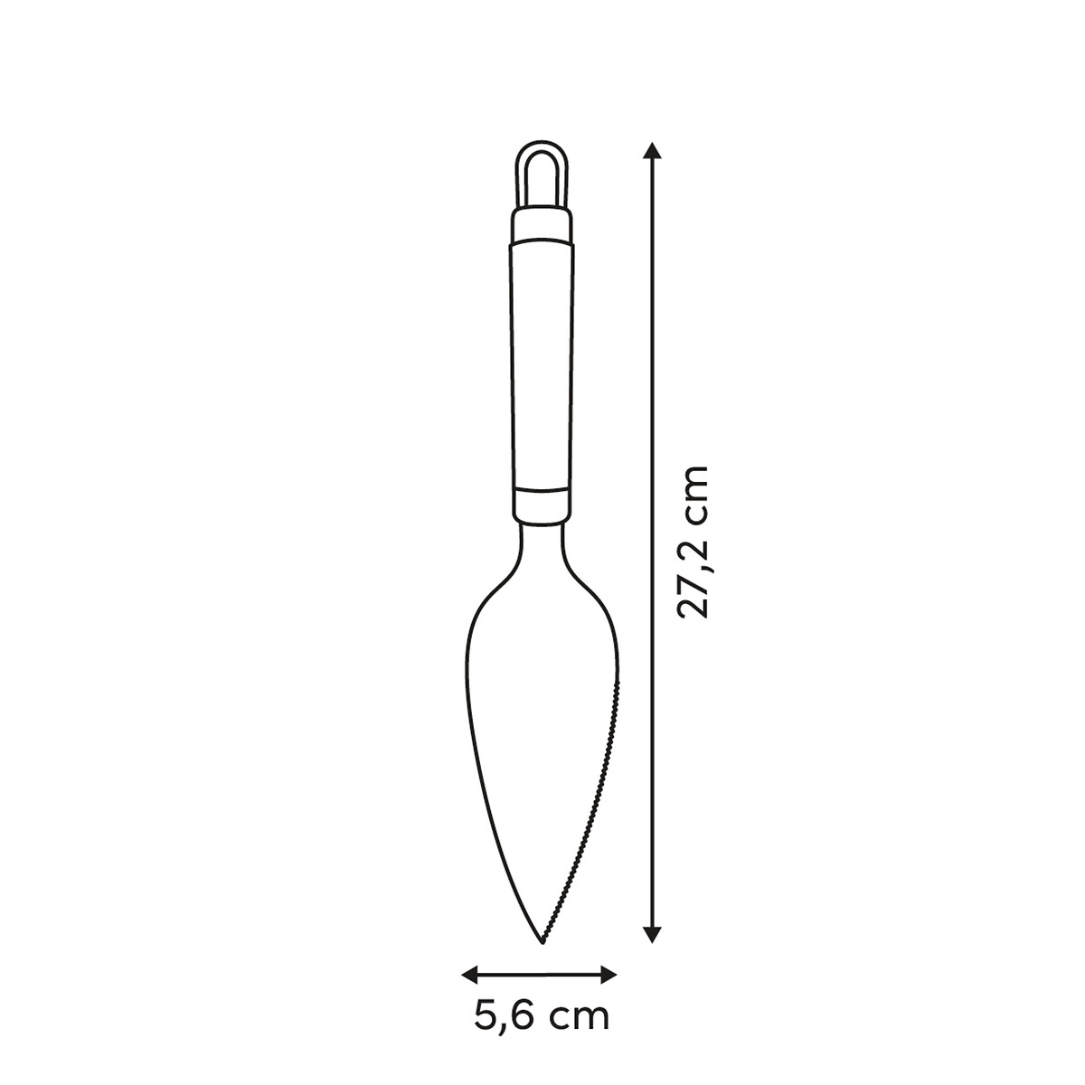 Esp&aacute;tula para bolo SOLSTICE
