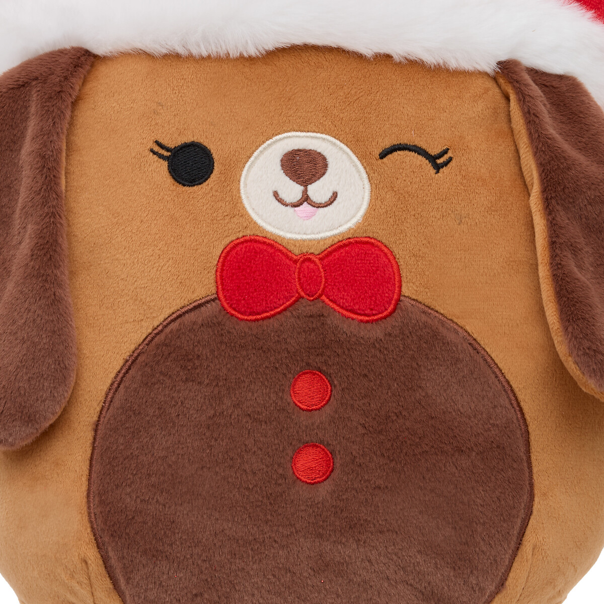 Peluche de c&atilde;o com gorro 33cm
