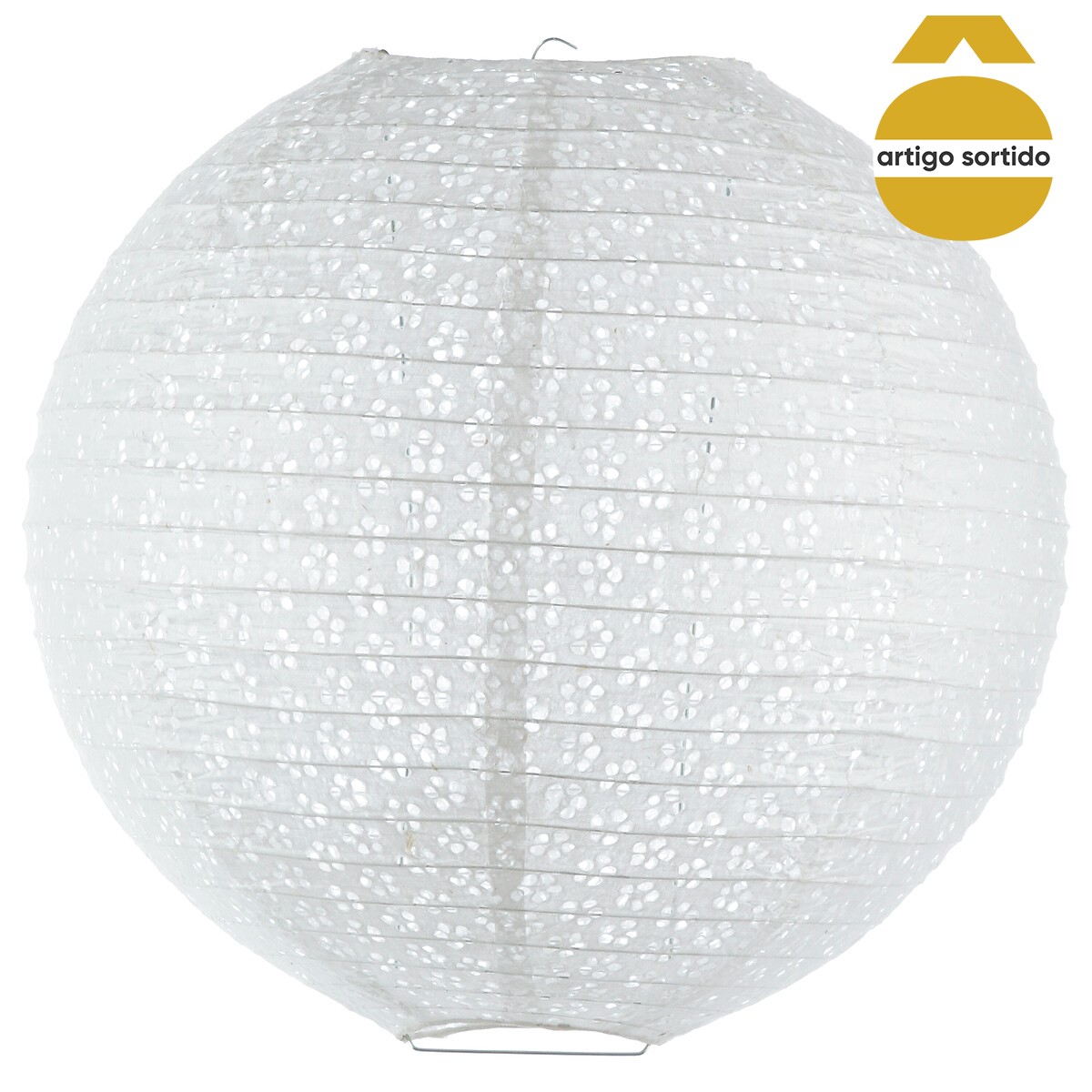 Candeeiro de teto em papel arroz 45cm