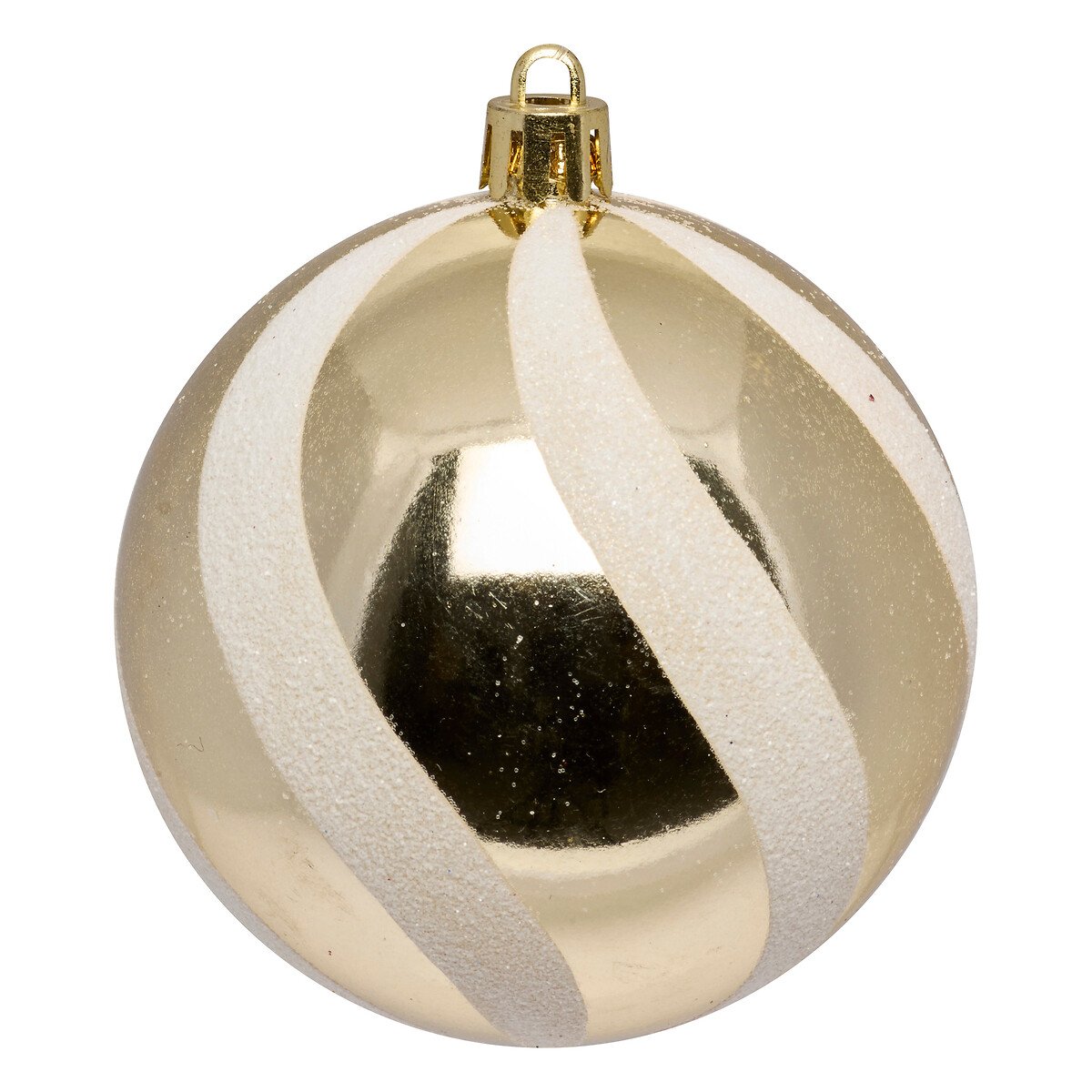 Conjunto de 60 bolas dourado e branco,  Conjunto de 60 bolas dourado e branco