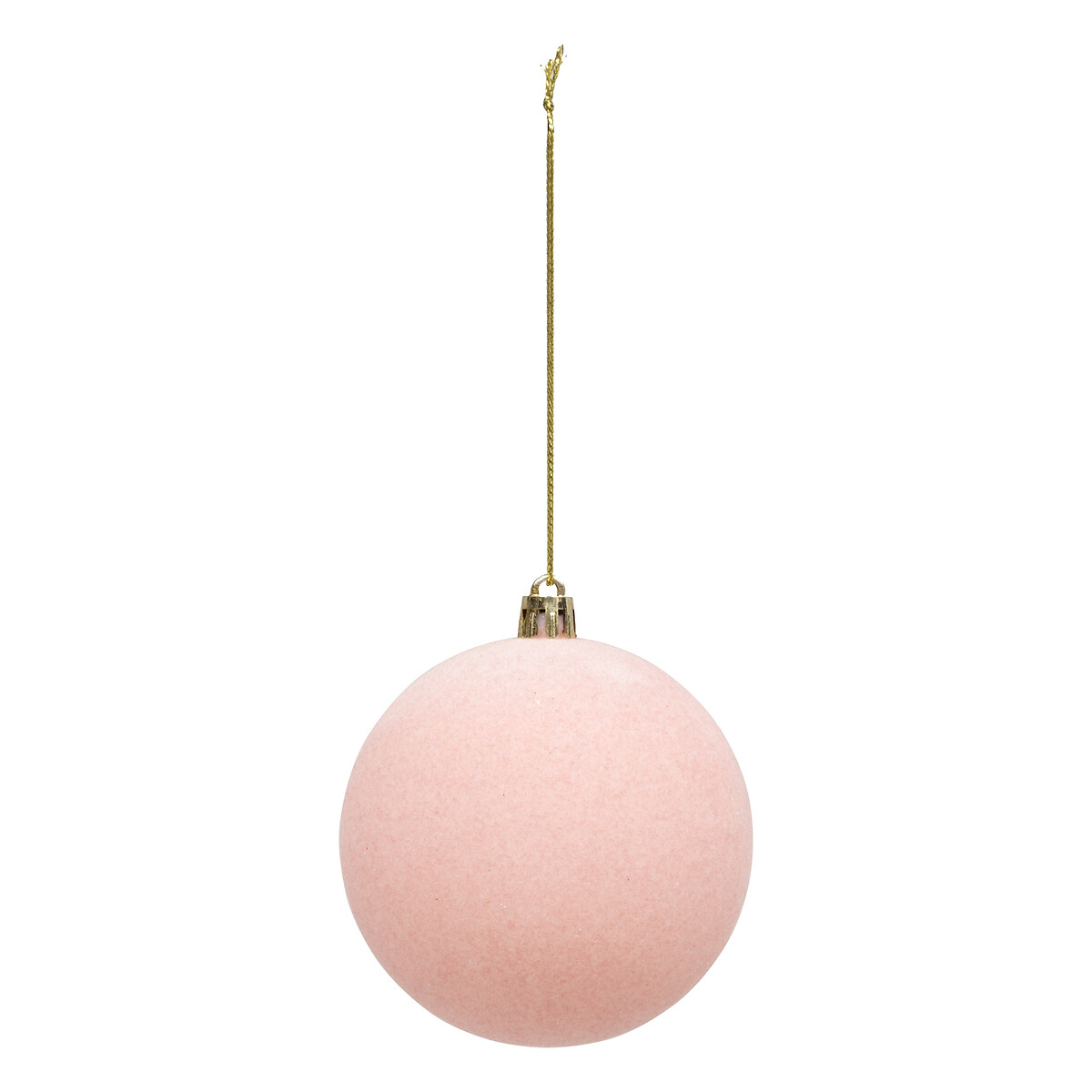 Conjunto de 9 bolas branco e rosa 8cm