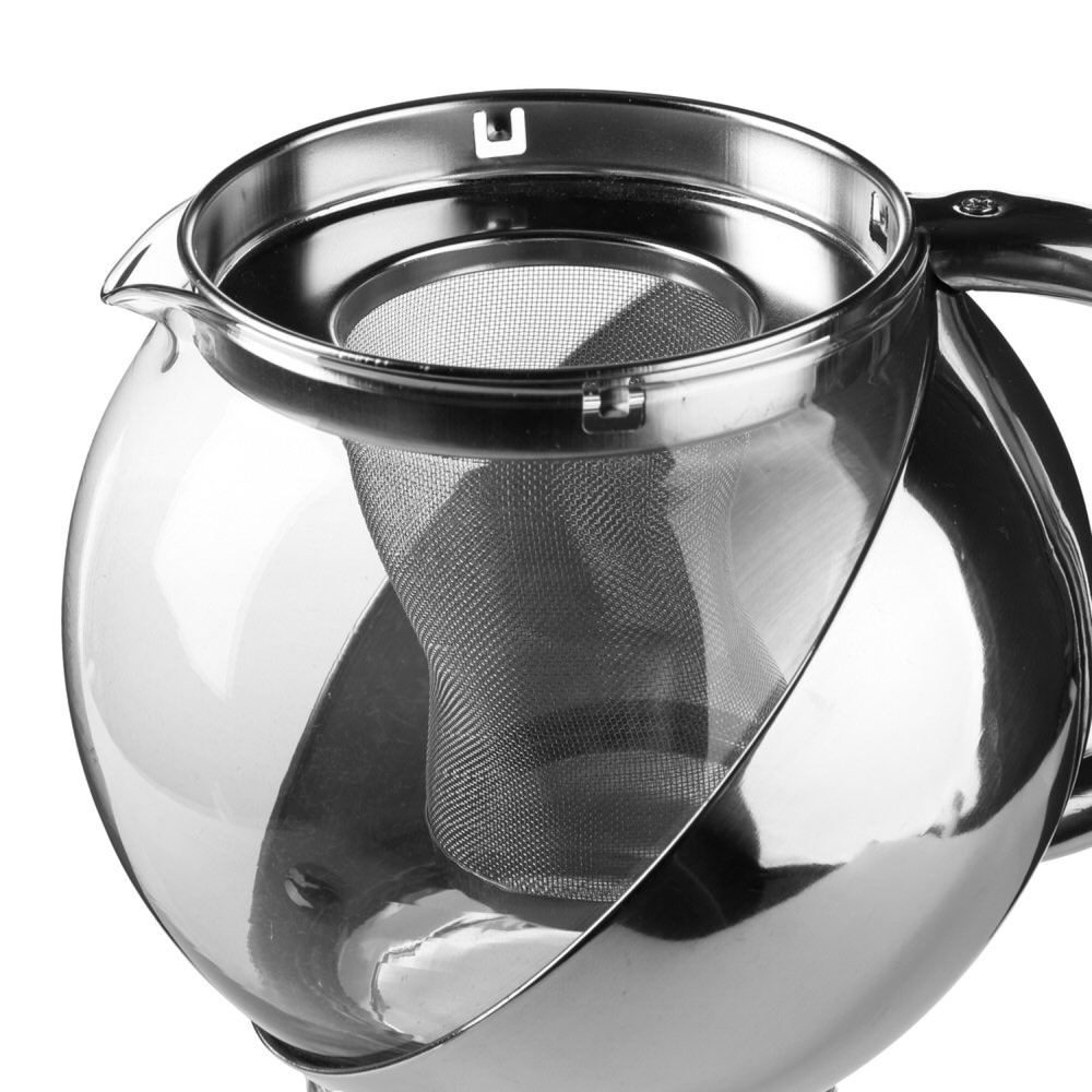 Chaleira em inox com filtro 1,10l,  Chaleira em inox com filtro 1,10l