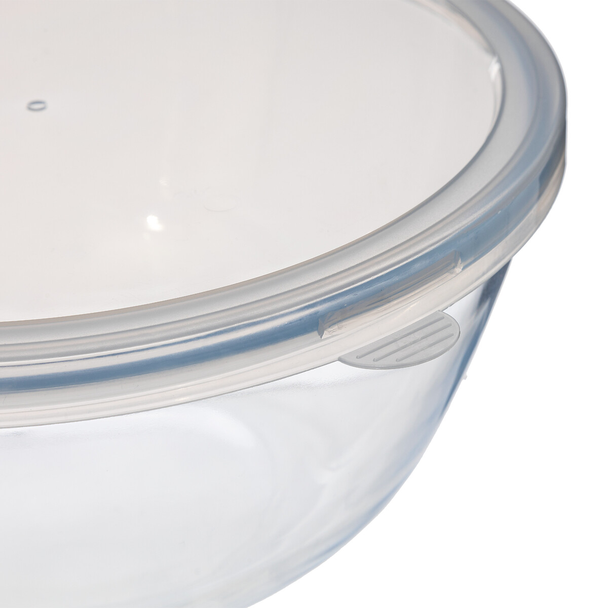 Caixa redonda de vidro com tampa 4,4l