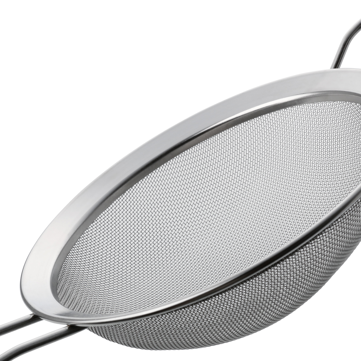 Coador em metal com pega pl&aacute;stica