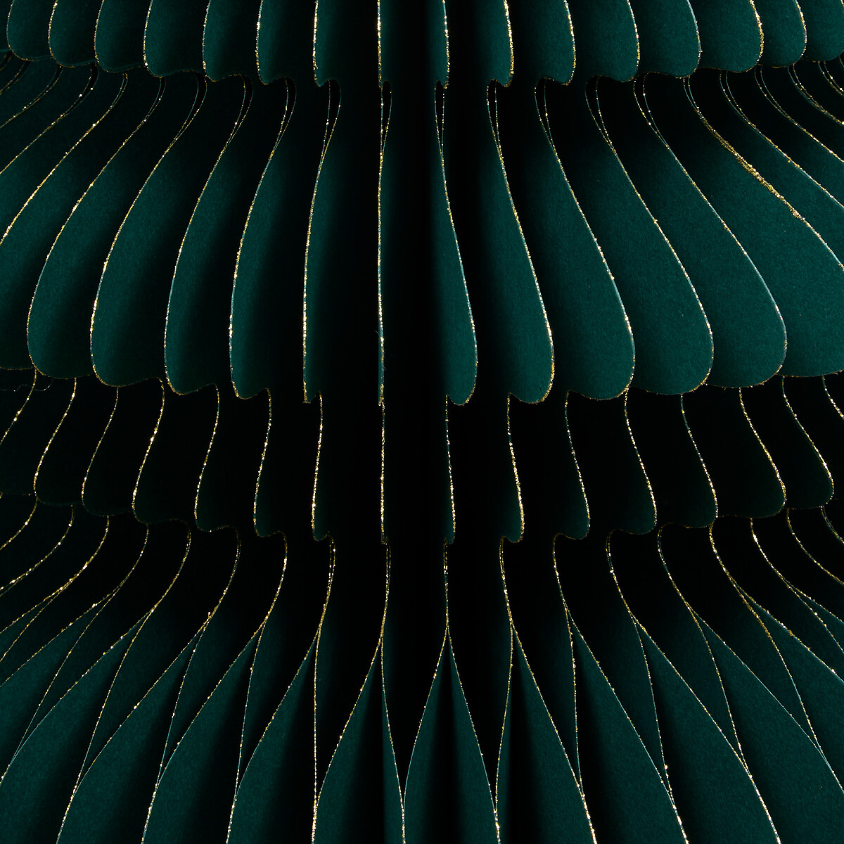 &Aacute;rvore de natal decorativa origami verde 60cm