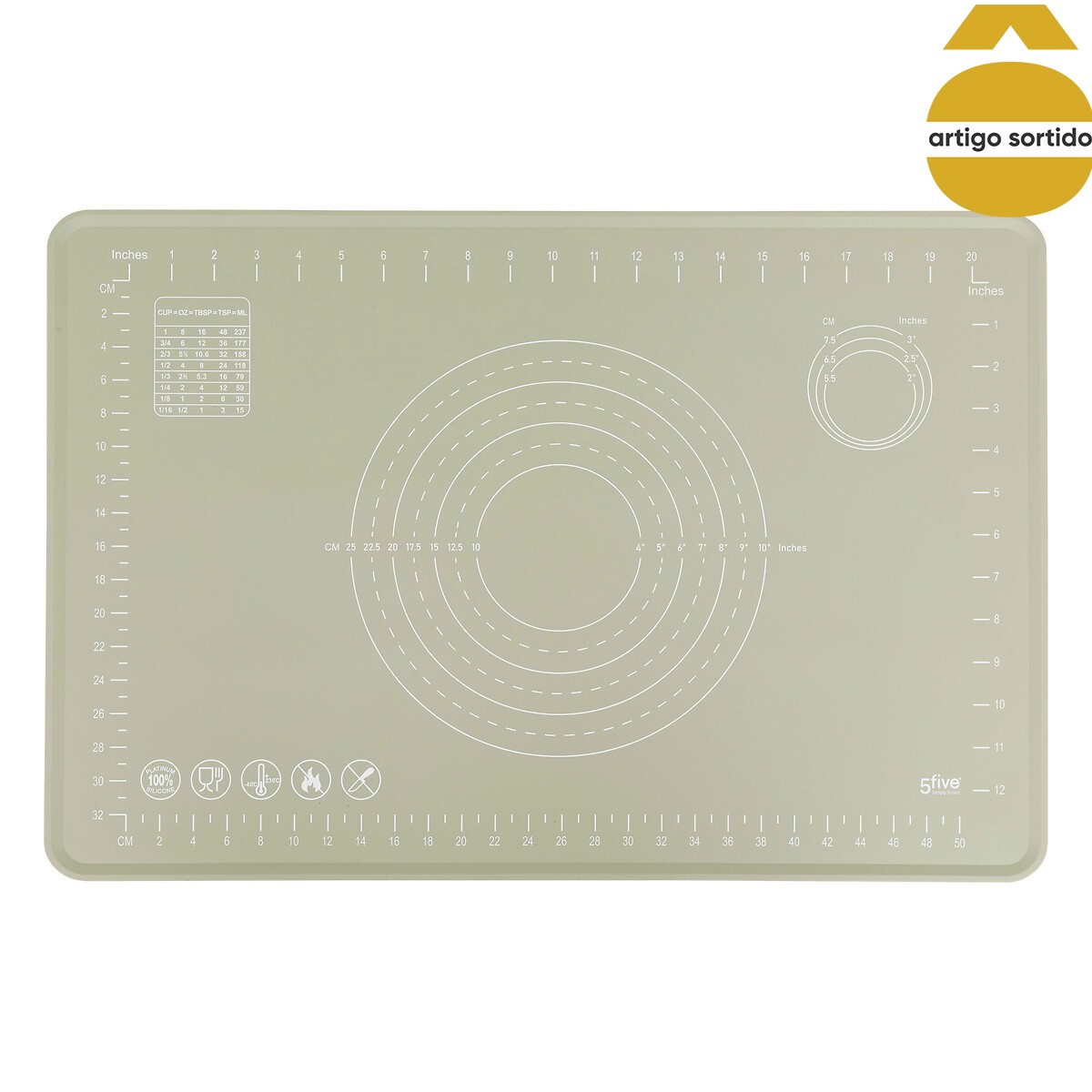 Base para pastelaria em silicone 46x60cm