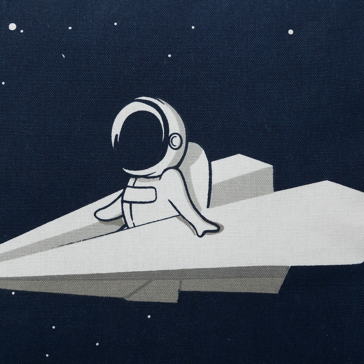 Almofada astronauta azul escuro 40x40cm