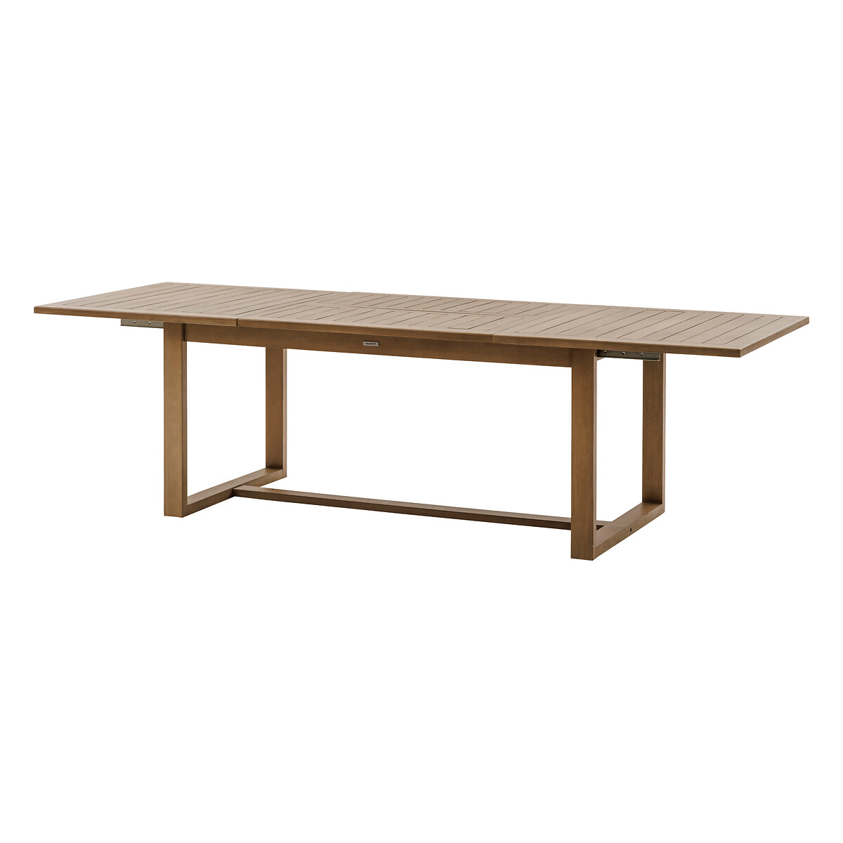 Conjunto de mesa RIONI extens&iacute;vel e 6 cadeiras MOOR&Eacute;A terre d'ombre