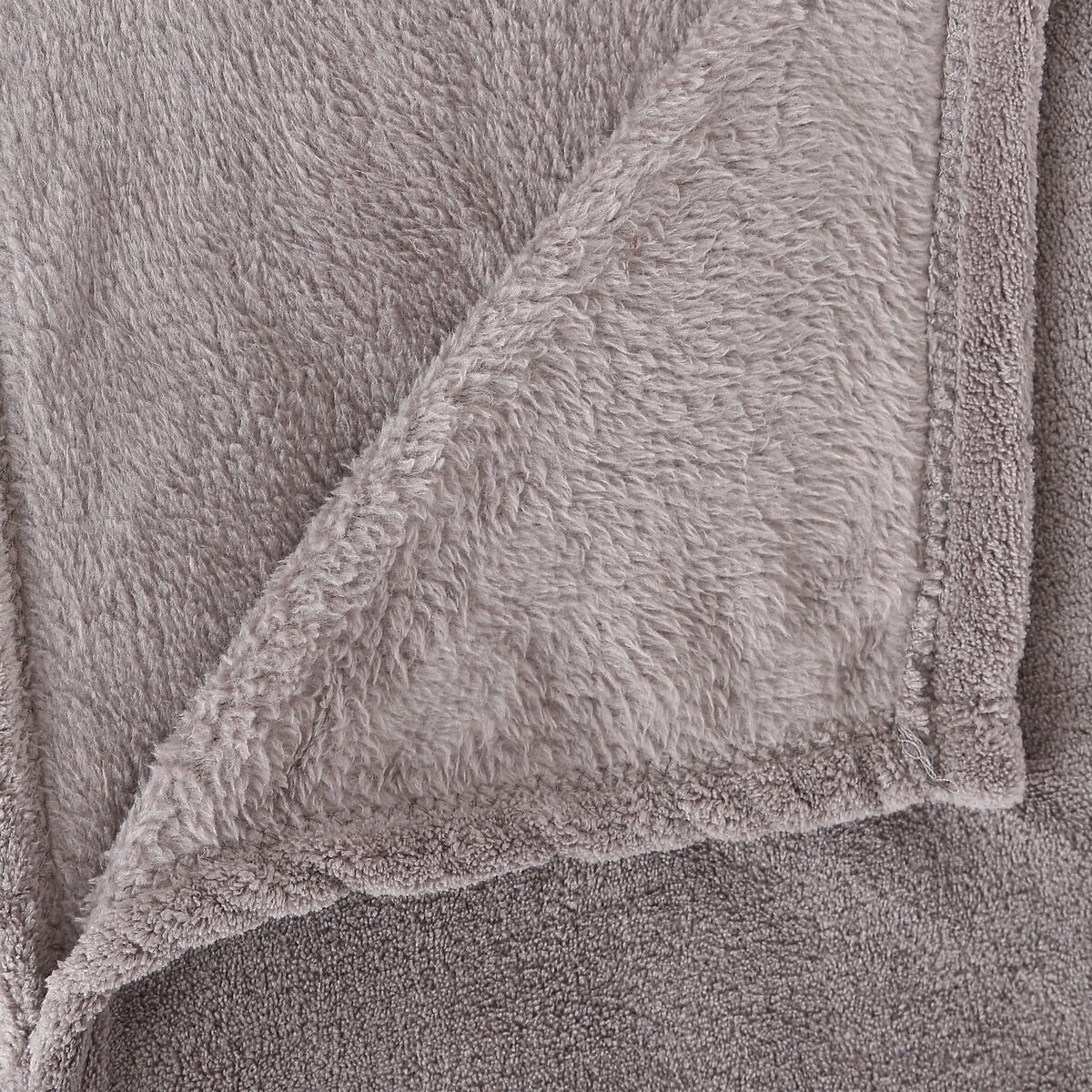 Manta microfibra cinza 125x150cm