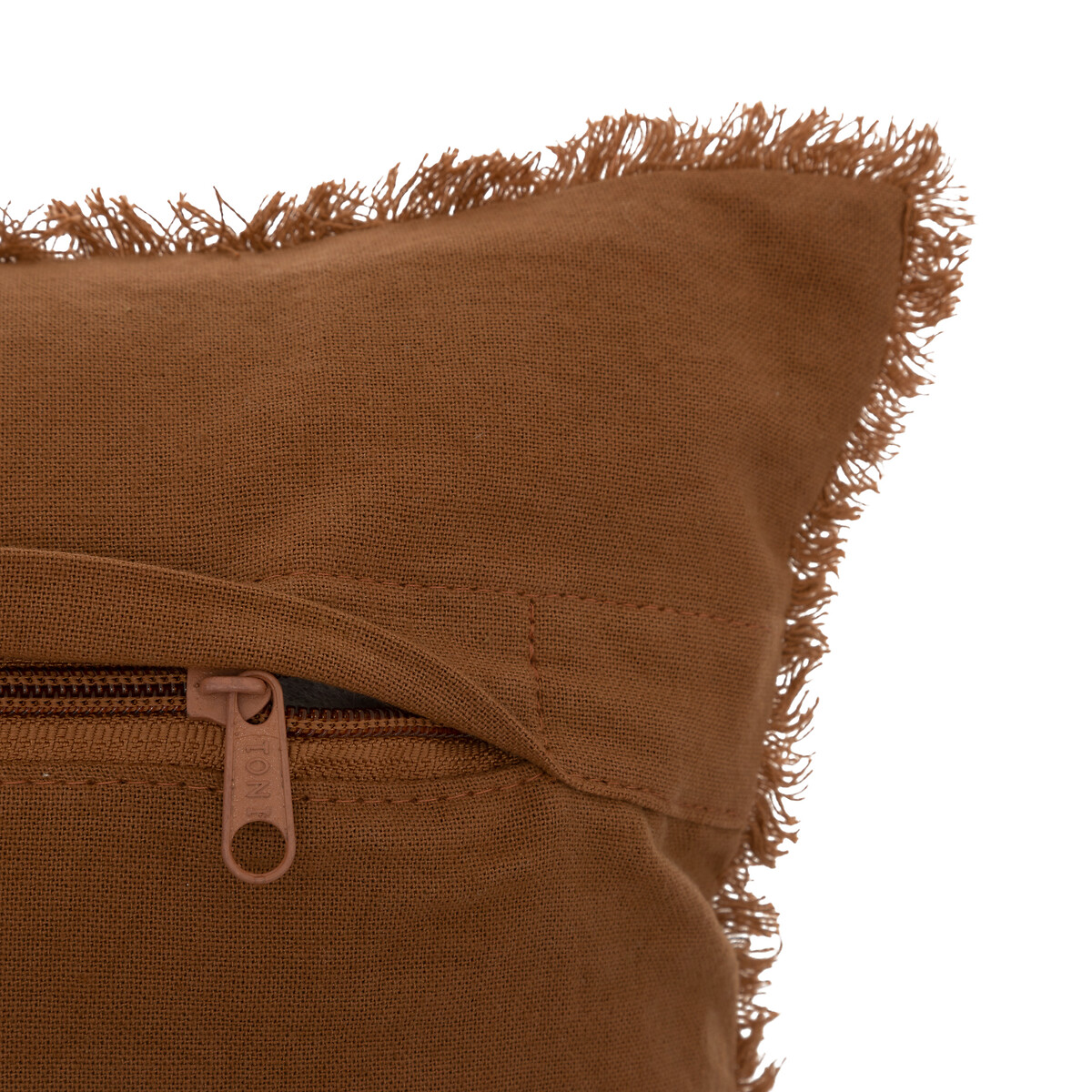 Almofada THE FLORAL waffle terracota 45x45cm