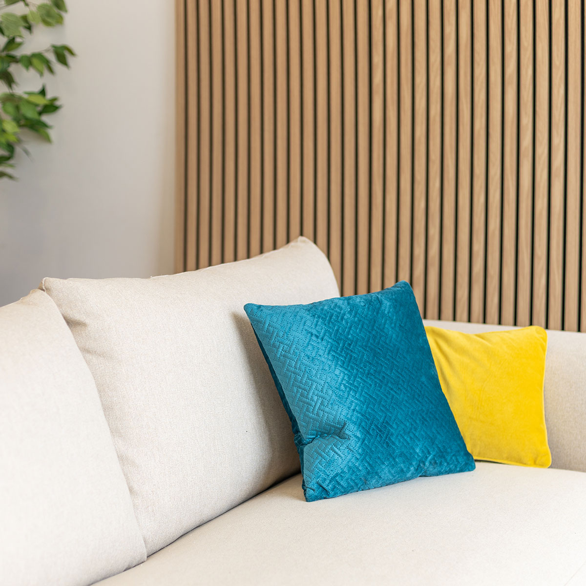 Almofada DOLCE VITA azul veludo 40x40cm