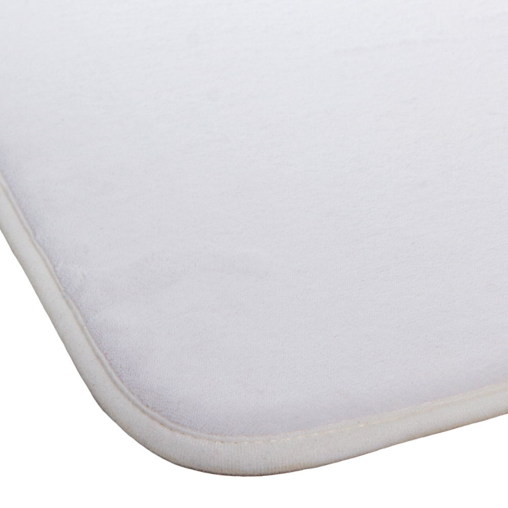 Tapete Wc Branca 80x50cm